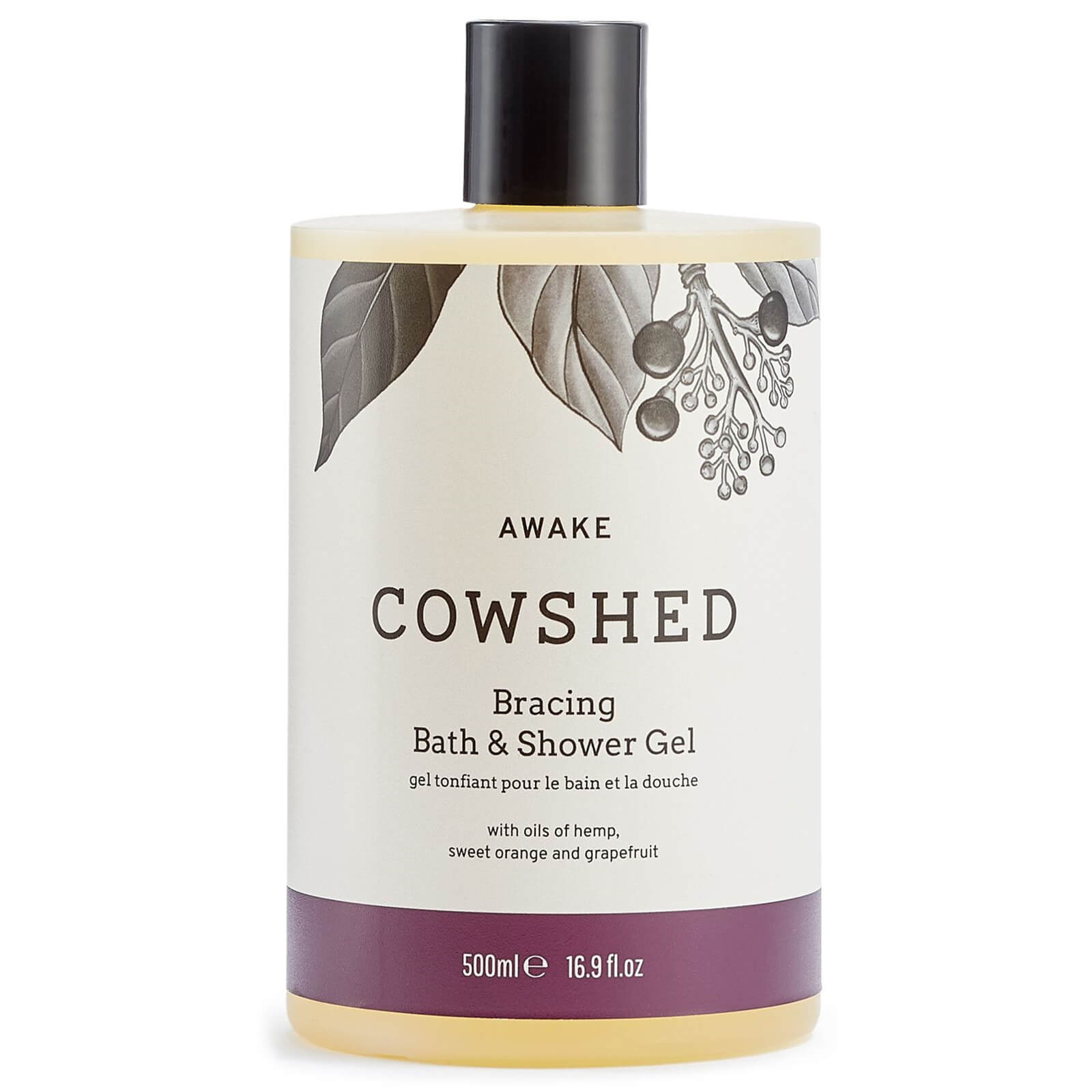 Image of Cowshed AWAKE Bracing Bath & Shower Gel 500ml