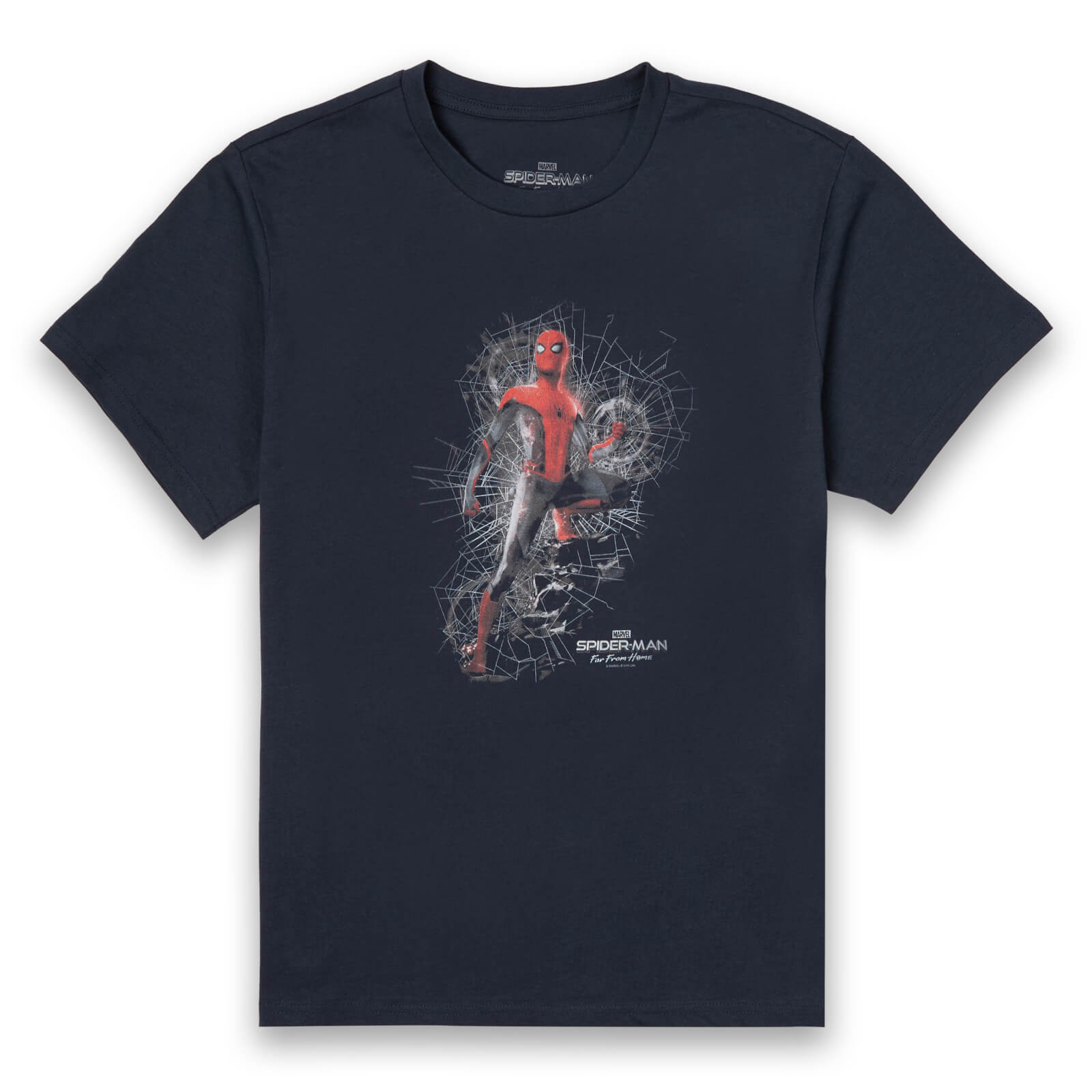 

Spider-Man Far From Home Upgraded Suit Men's T-Shirt - Navy - XL