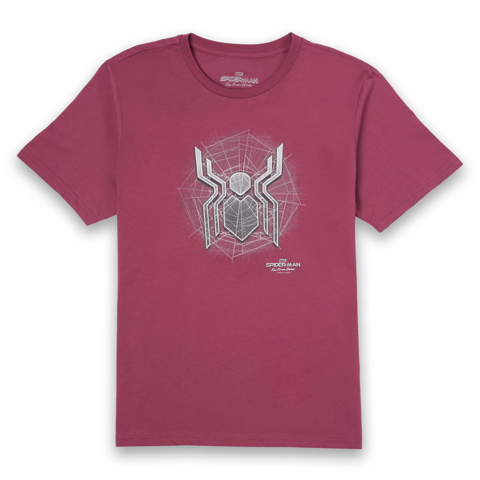 

Spider-Man Far From Home Web Icon Men's T-Shirt - Burgundy - XS