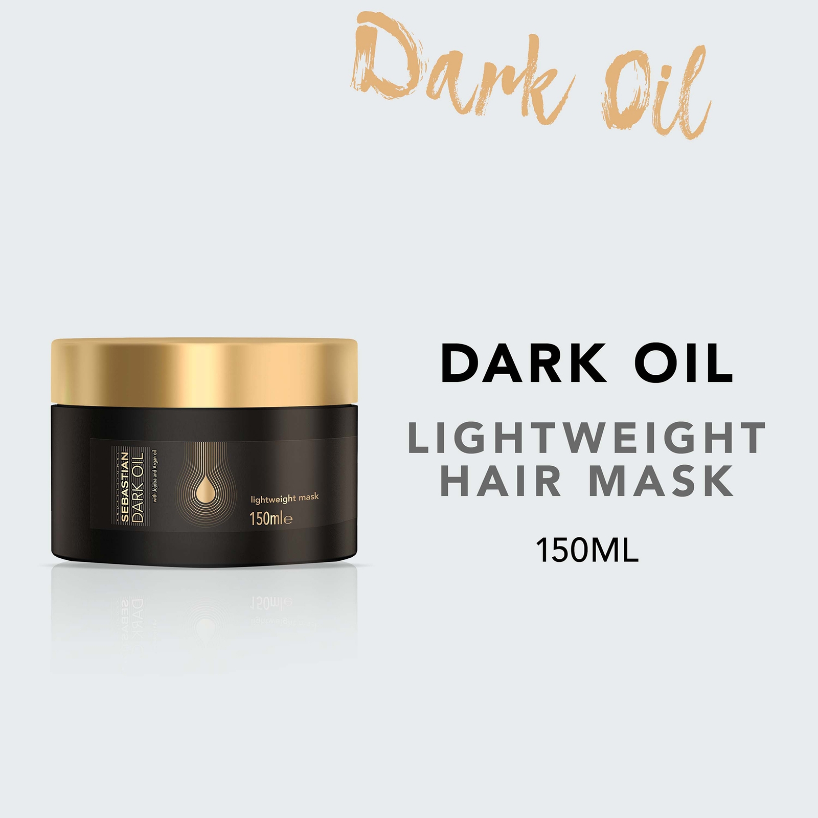 Sebastian Professional Dark Oil Lightweight Hair Mask Treatment for Smooth Shiny Hair 150ml