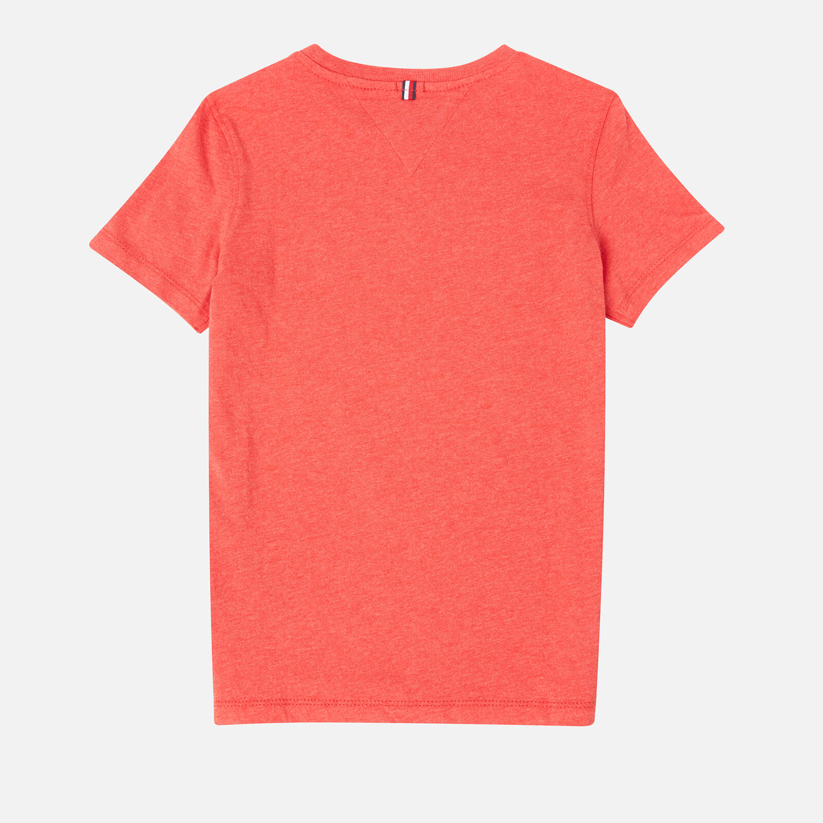 Tommy Hilfiger Boys' Basic Short Sleeve T-Shirt - Apple Red Heather - 14 Years