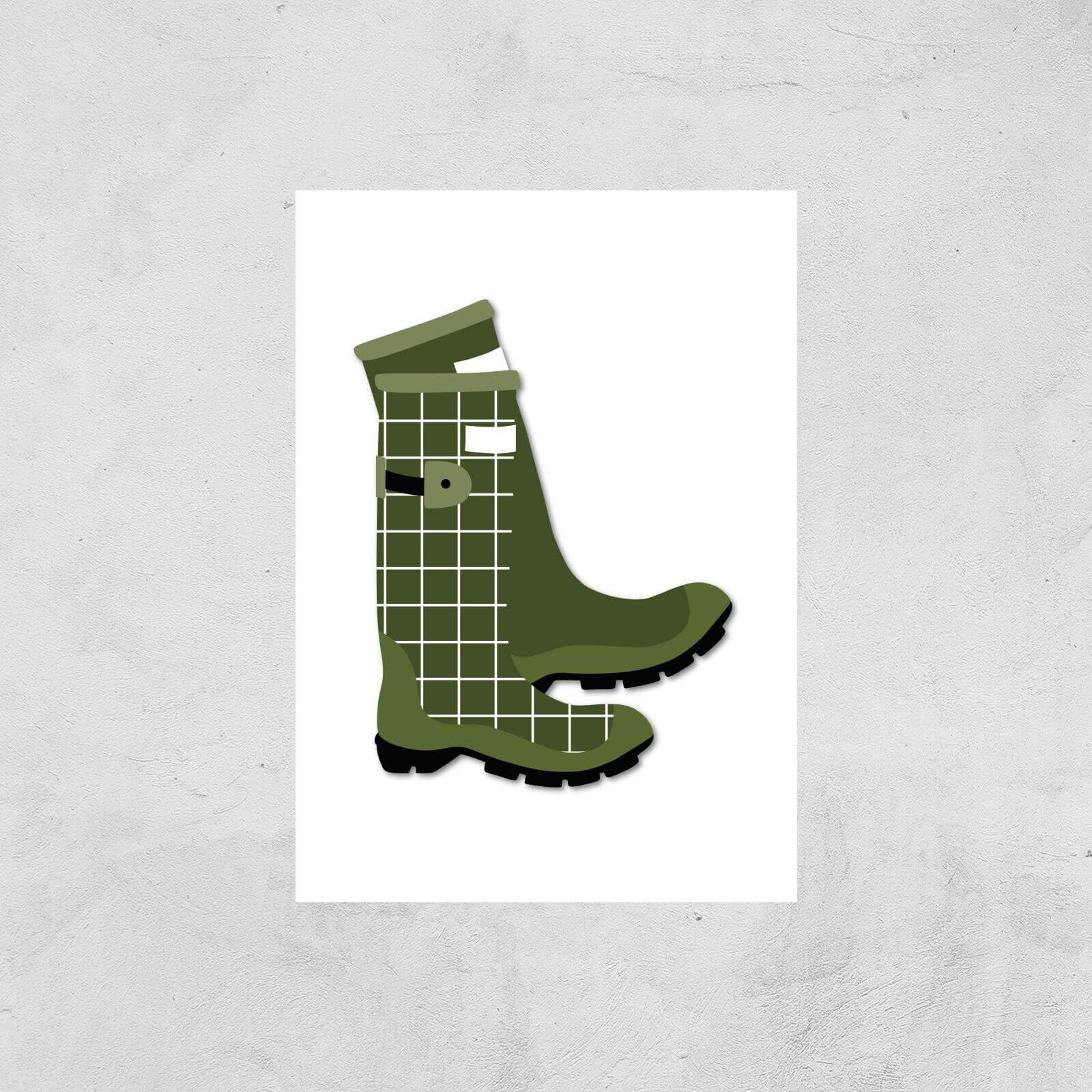 Wellies Art Print - A4 - Print Only