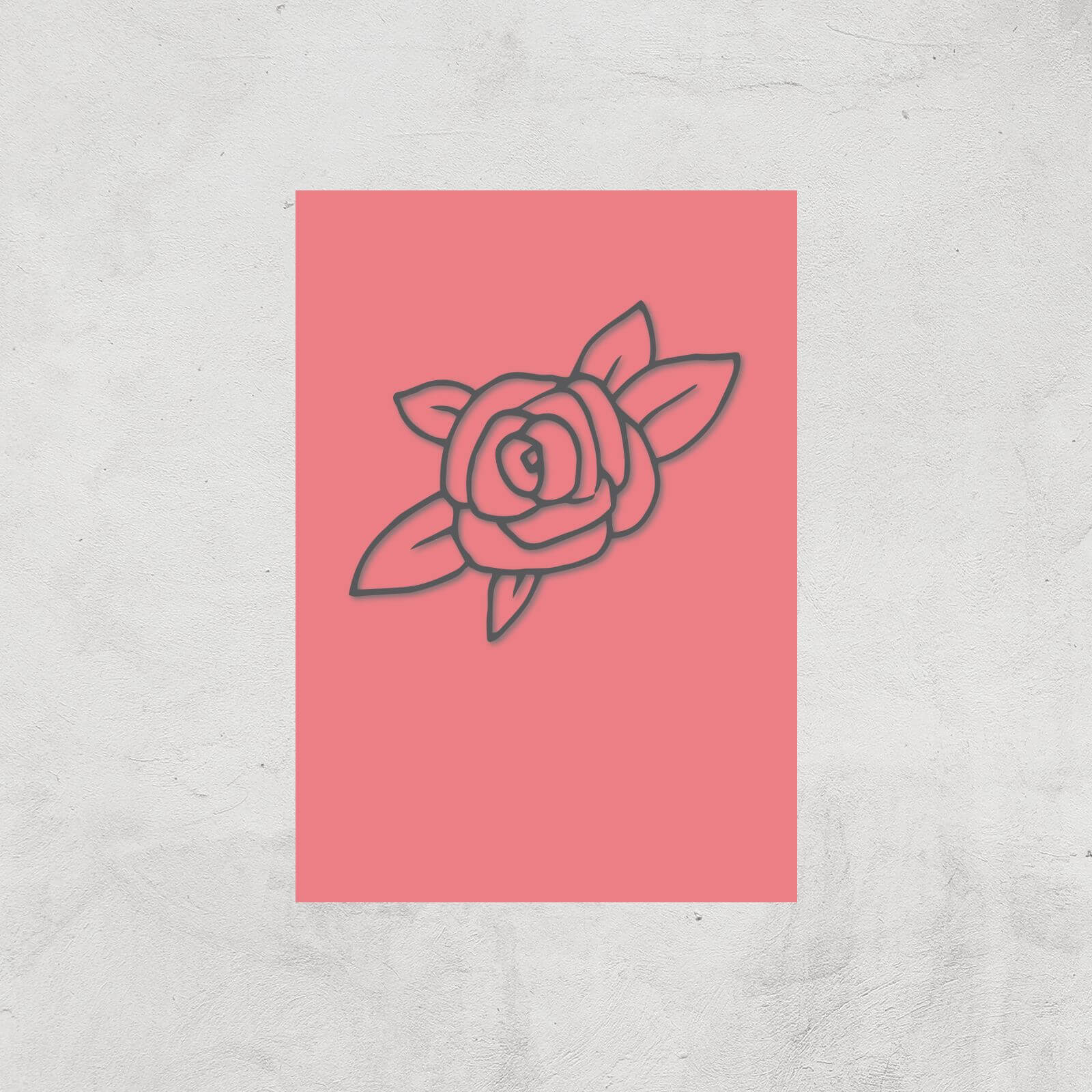 Rose Art Print - A3 - Print Only