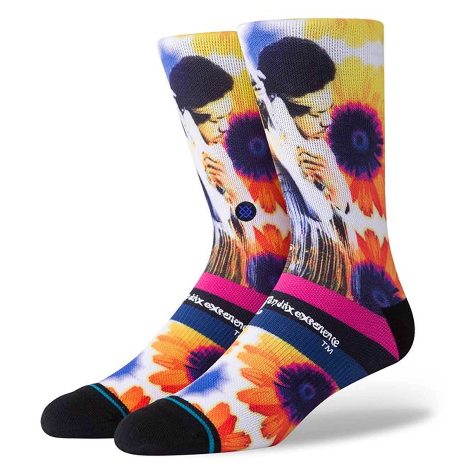 Stance Jimi Hendrix Jimi Sunflowers Socks - L