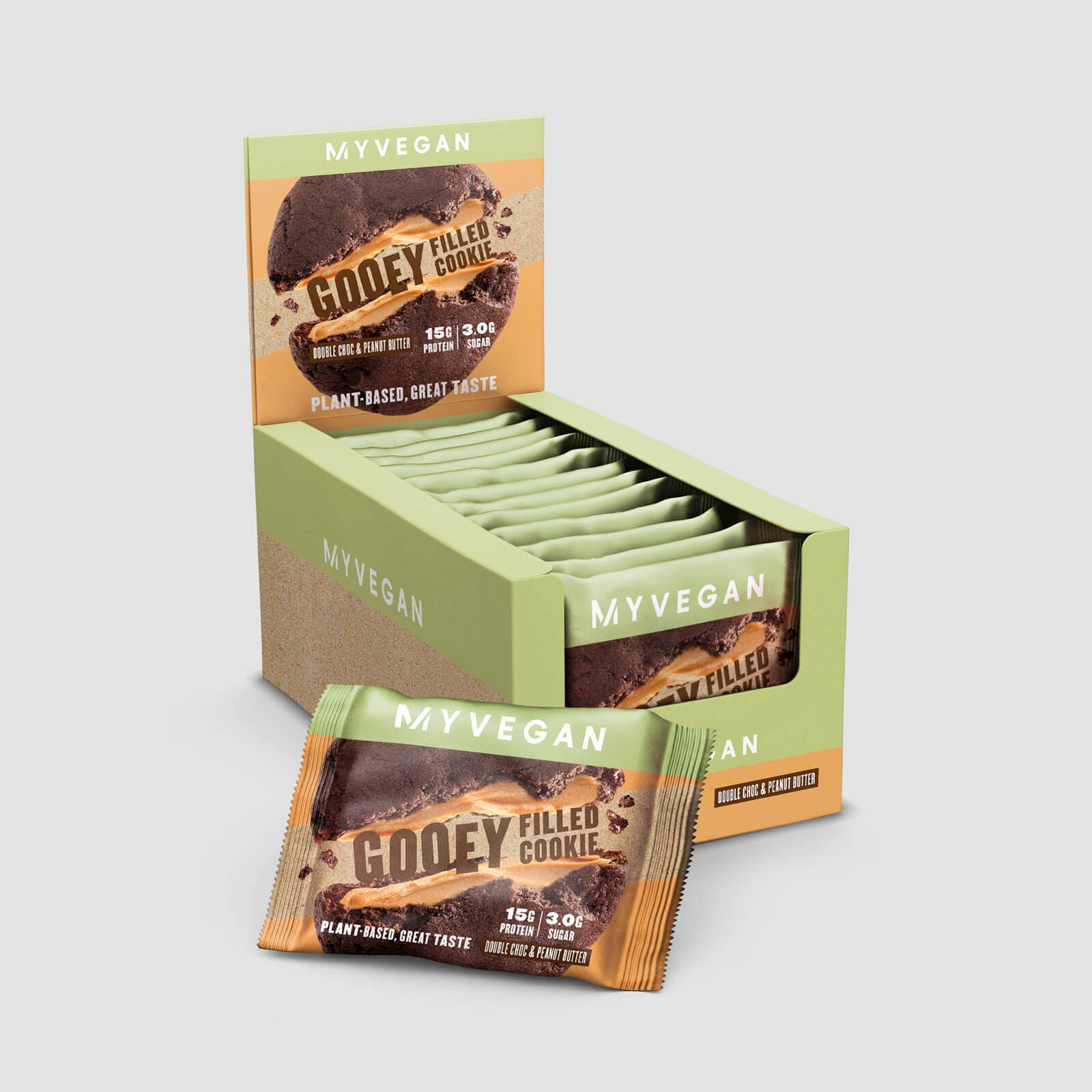 Vegan Gooey Filled Protein Cookie