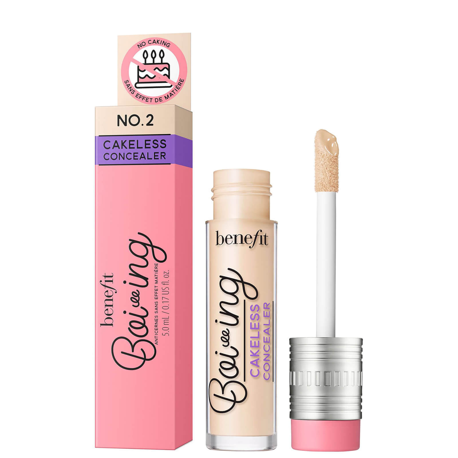 Photos - Foundation & Concealer Benefit Boi-ing Cakeless Concealer 5ml  - 02 (Various Shades)