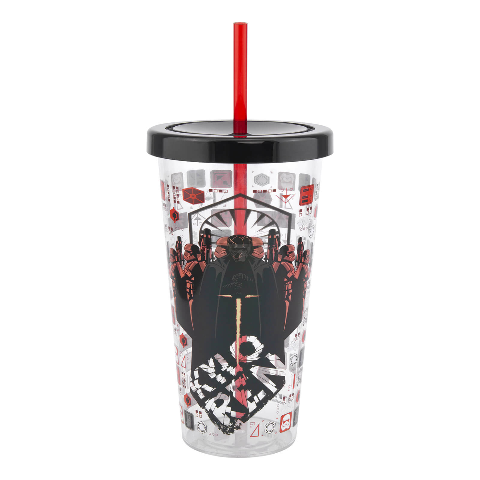 Tasse et paille en plastique Star Wars Episode 9