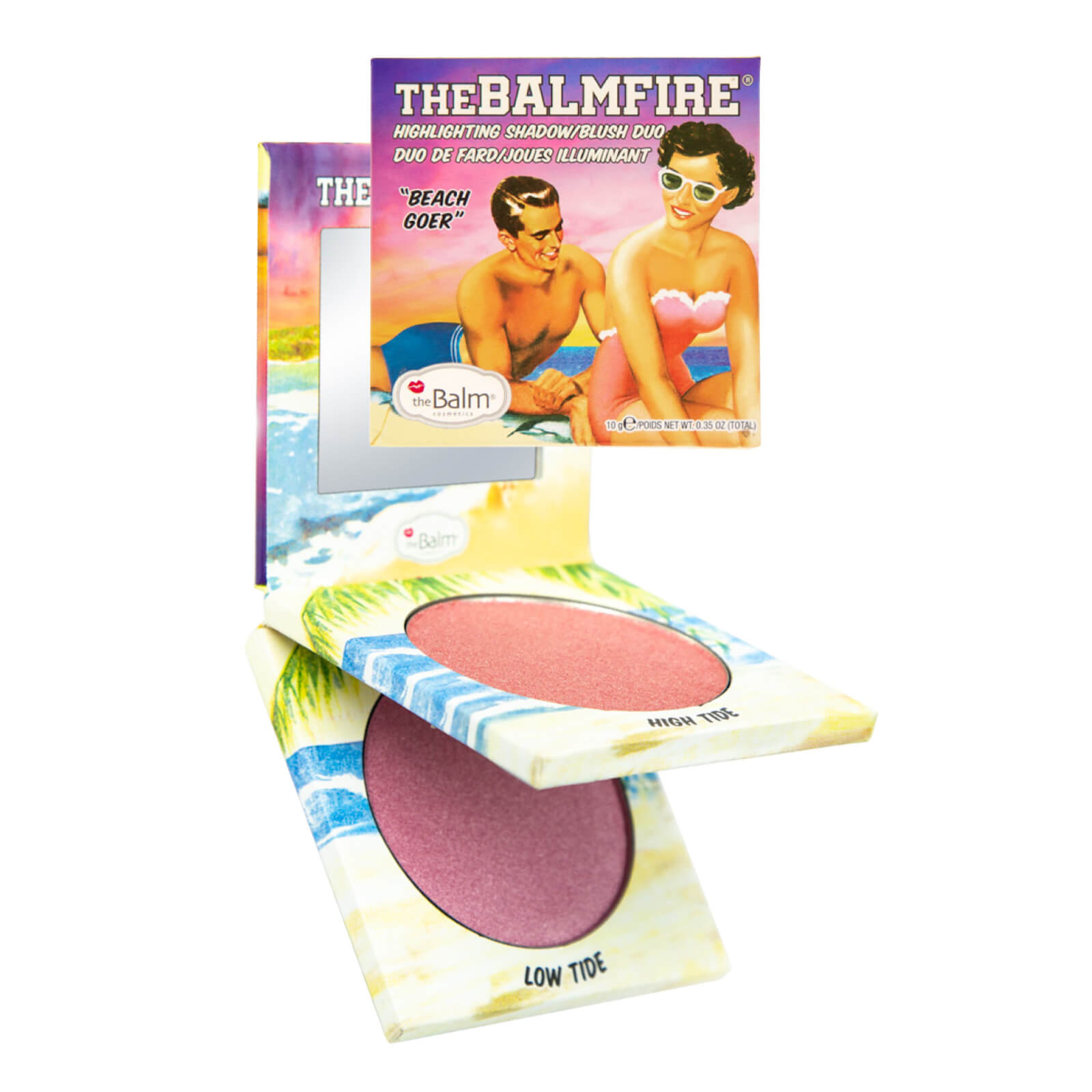 theBalm theBalmFire Highlighting Shadow/Blush Duo (Various Shades) - Beach Goer