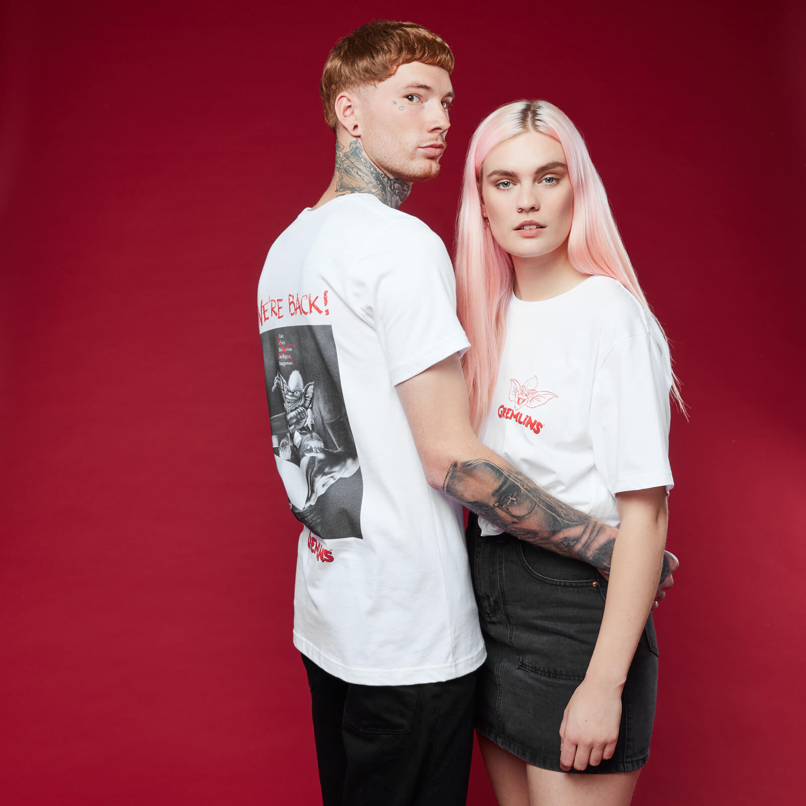 Gremlins Stripe Unisex T-Shirt - White - XXL