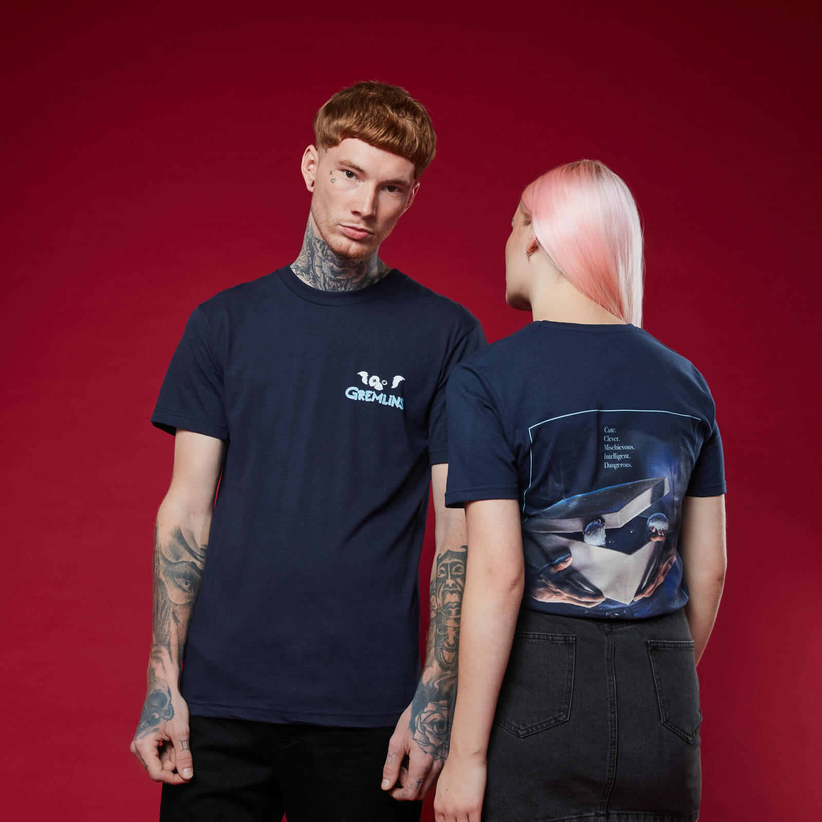Gremlins Unisex T-Shirt - Navy - S