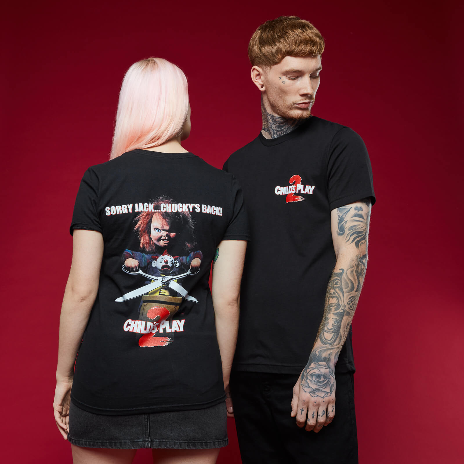 T-shirt Chucky la poupée de sang - Noir - XL