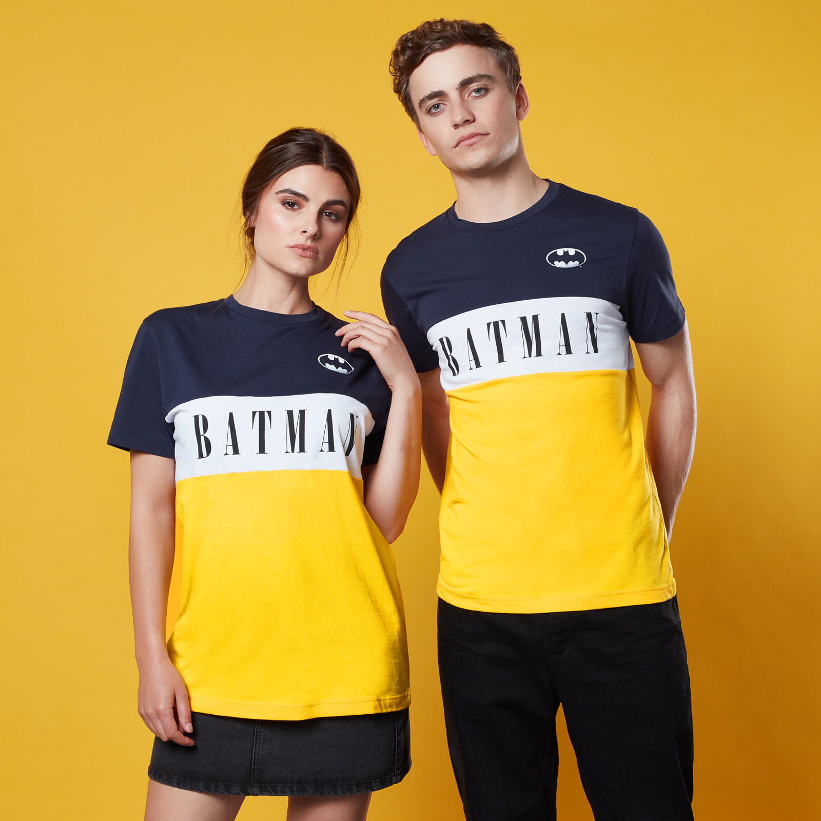 

T- Shirt Gotham Guardian Batman Panelled - Giallo - XXL