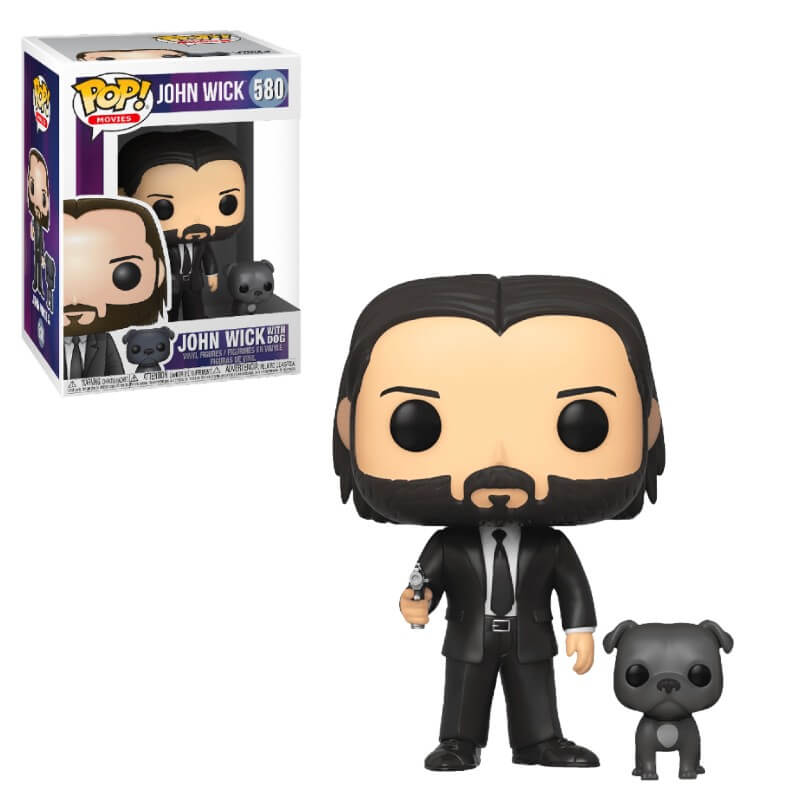 John Wick avec Dog Pop! Figurine en vinyle