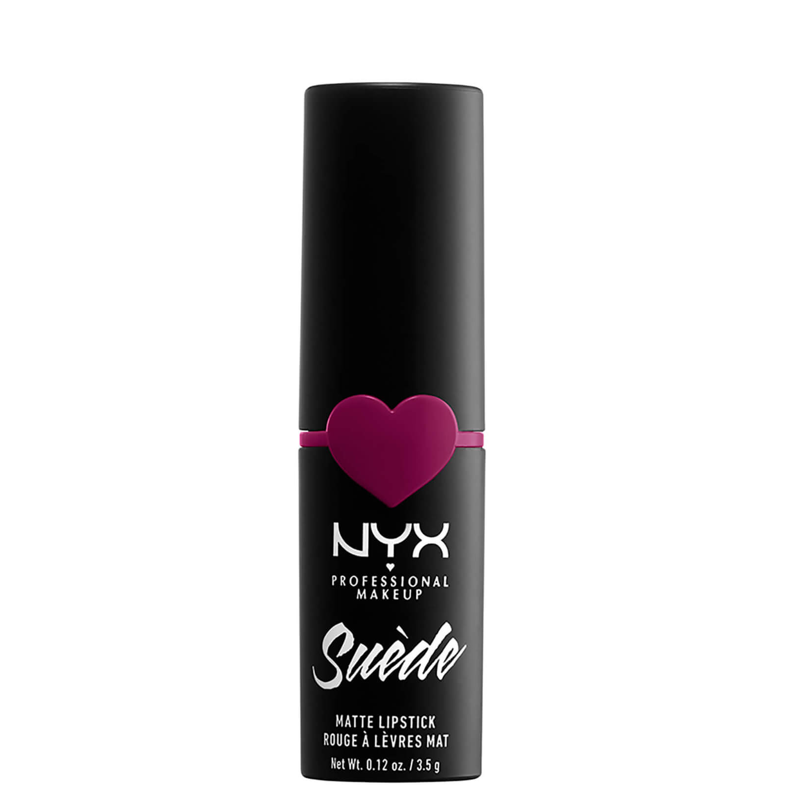 NYX Professional Makeup Suede Matte Lipstick 3.5g (Various Shades) - Sweet Tooth - Fuschia