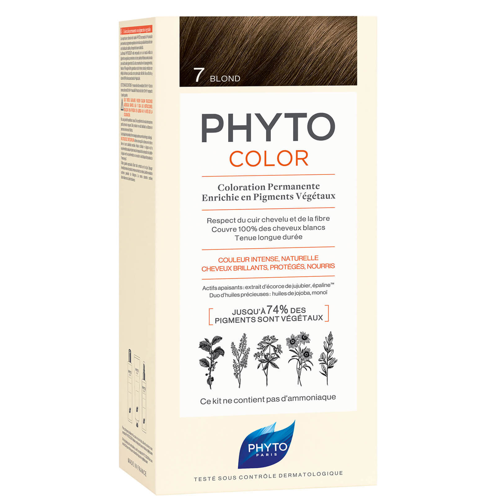 Phyto Hair Colour By Color - 7 Blonde 180g