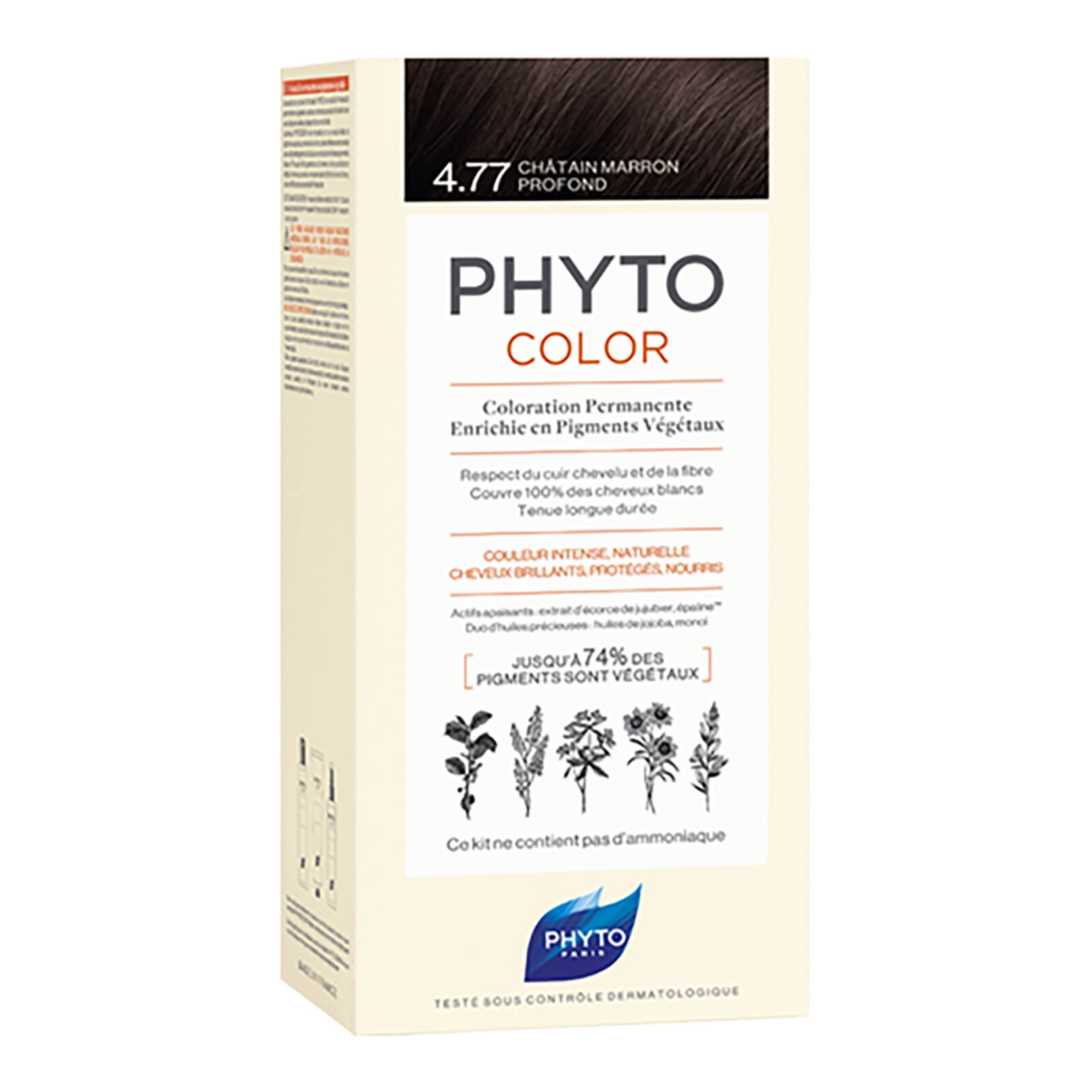 Phyto Hair Colour by Phytocolor - 4.77 Intense Chestnut 180g