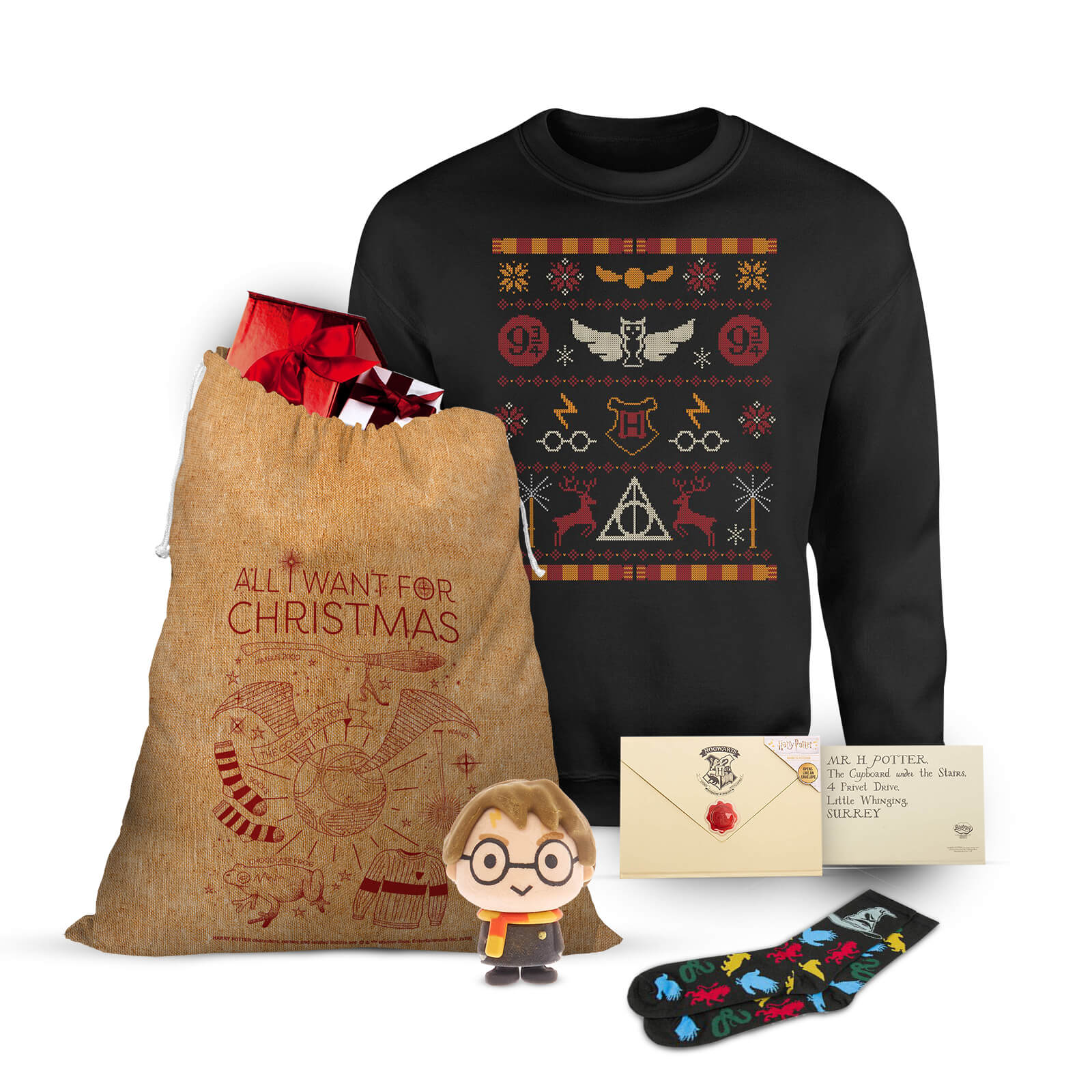 Méga lot de Noel Harry Potter officiel - M | M