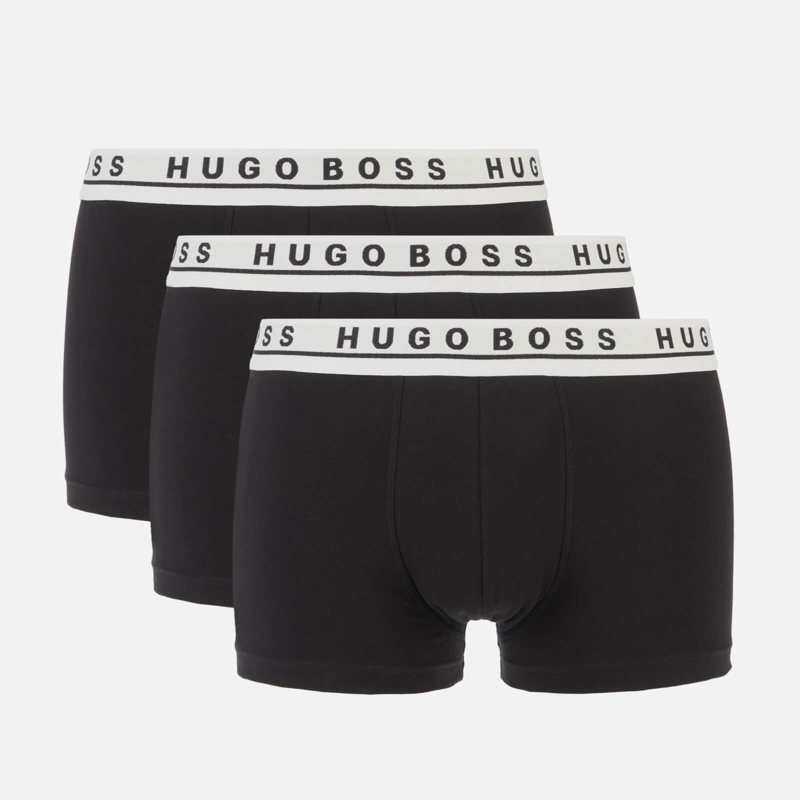Image of BOSS Men's Triple Pack Boxer Shorts - Black/White - S