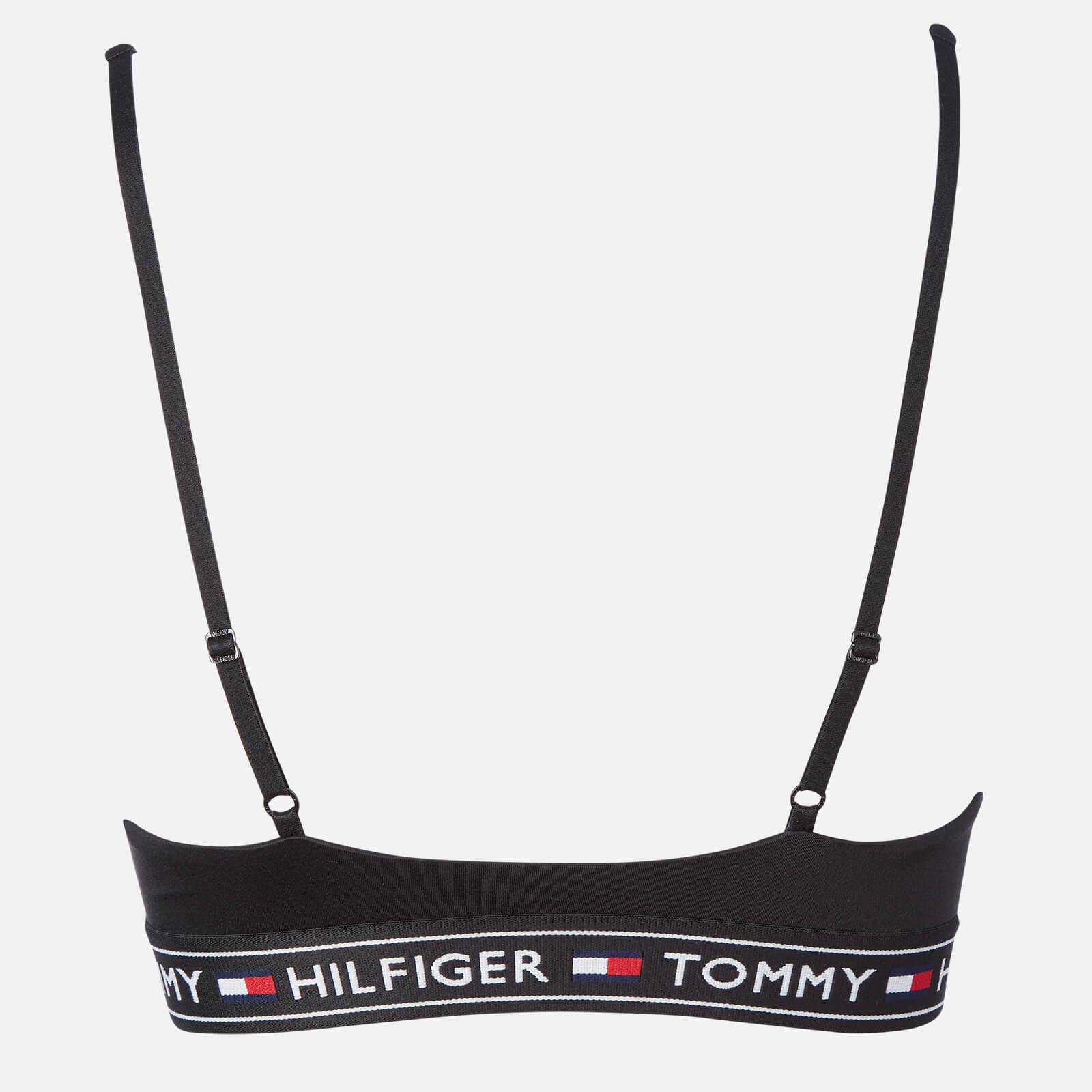 Tommy Hilfiger Women's Triangle Bralette - Black - XS