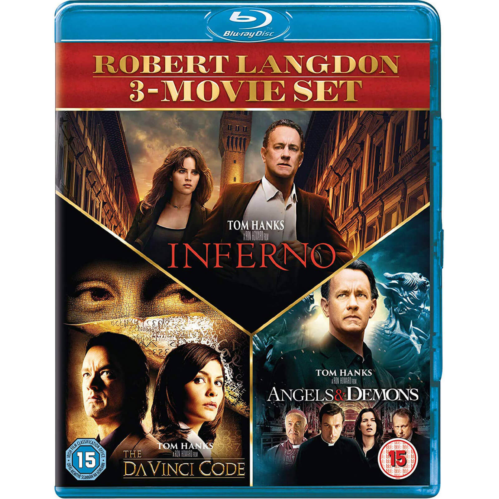 

Coffret Inferno, Anges et Démons et Da Vinci Code (Repackage non Uv 2019)