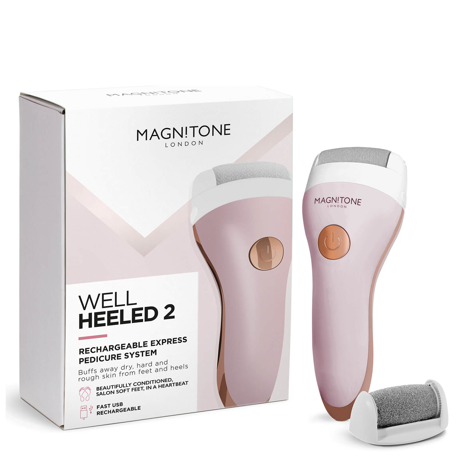 

Magnitone Well Heeled 2 Rechargeable Express Pedi - Pink
