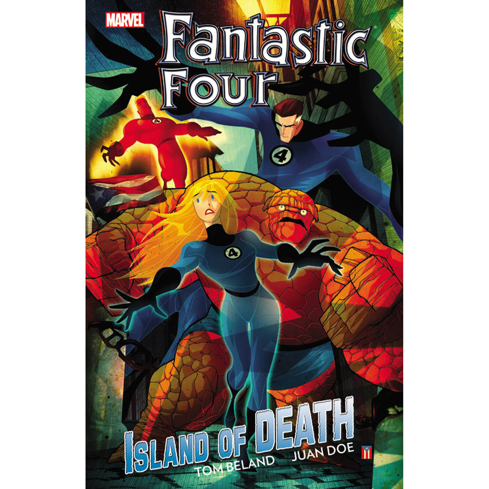 Marvel Fantastic Four Island Of Death Trade Livre de poche