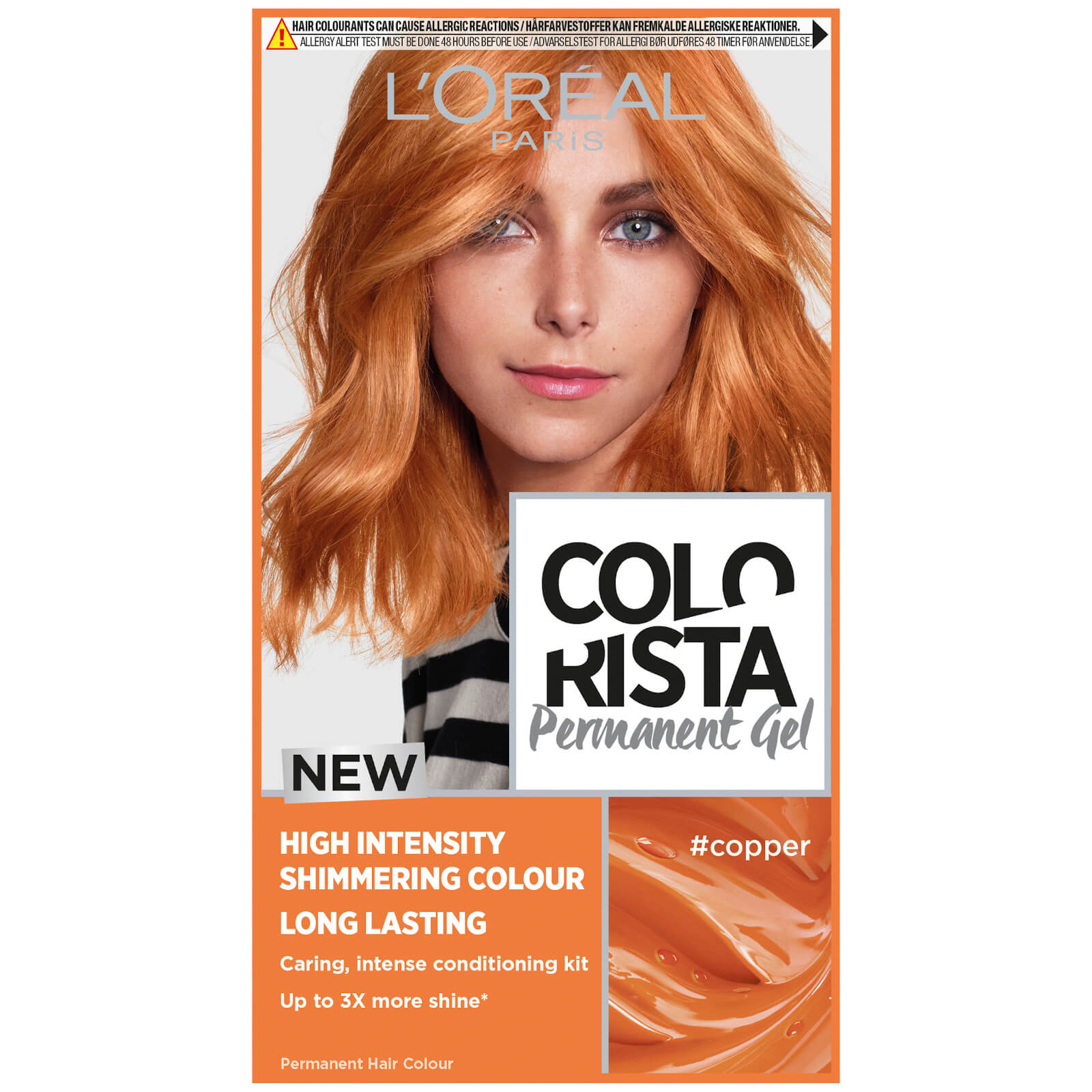 L'Oréal Paris Colorista Permanent Gel Hair Dye (Various Shades) - 7 Copper