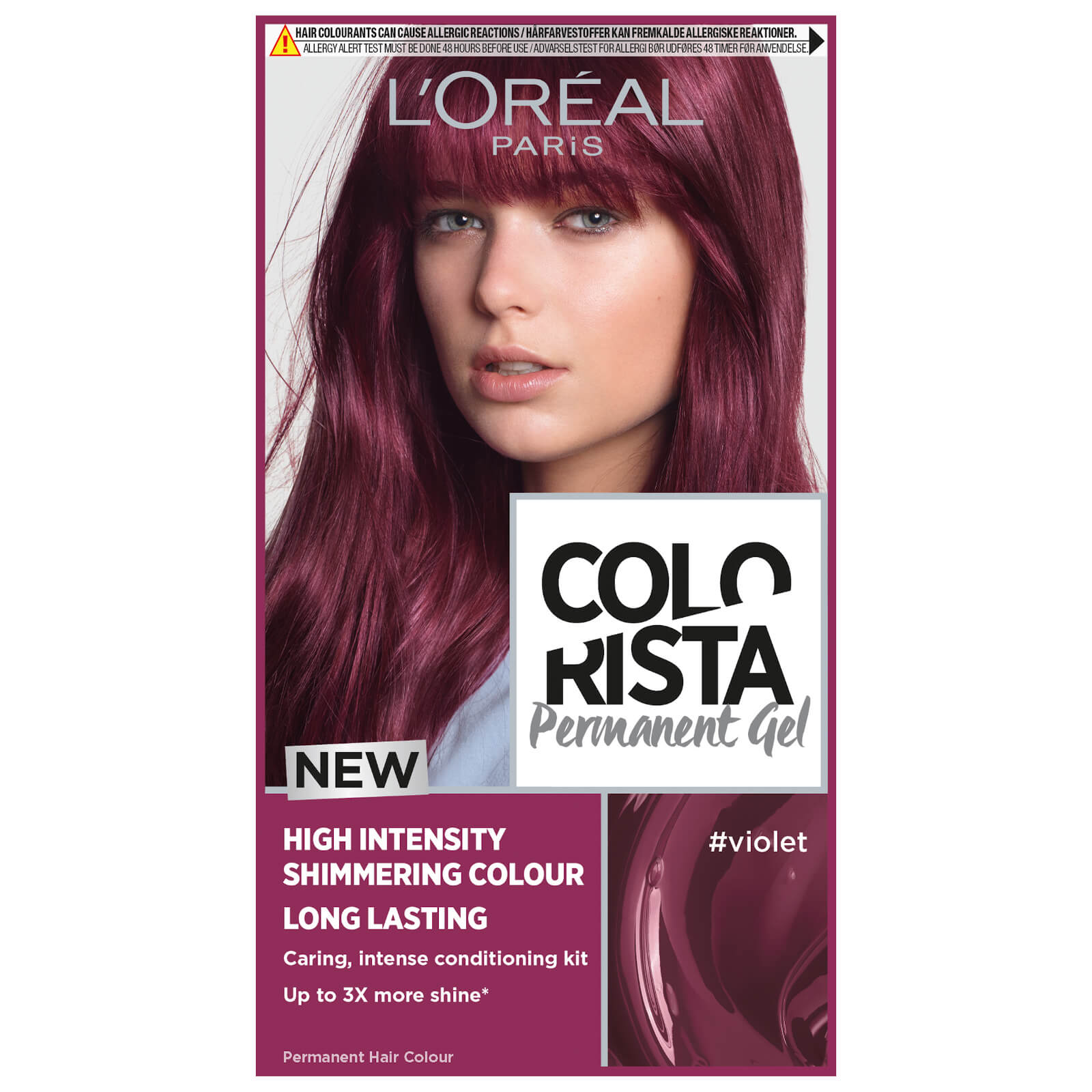 L'Oréal Paris Colorista Permanent Gel Hair Dye (Various Shades) - 5 Voilet Purple