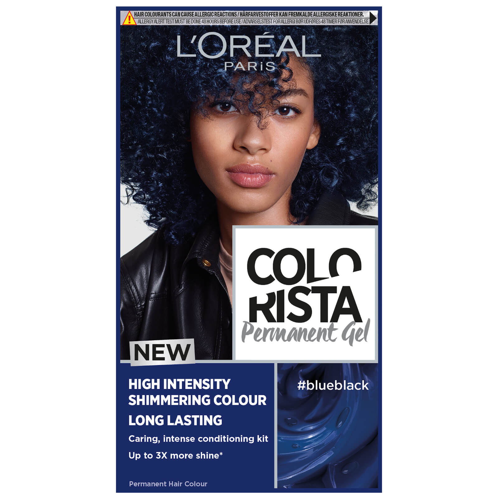 L'Oréal Paris Colorista Permanent Gel Hair Dye (Various Shades) - 2 Blue Black