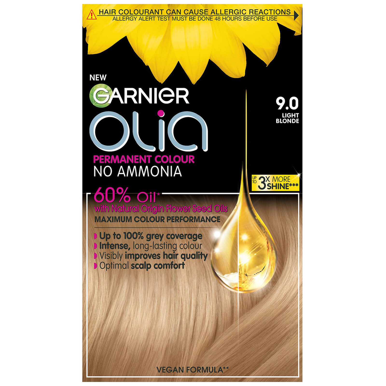Garnier Olia Coloration Permanente (Différentes teintes) - 9.0 Light Blonde