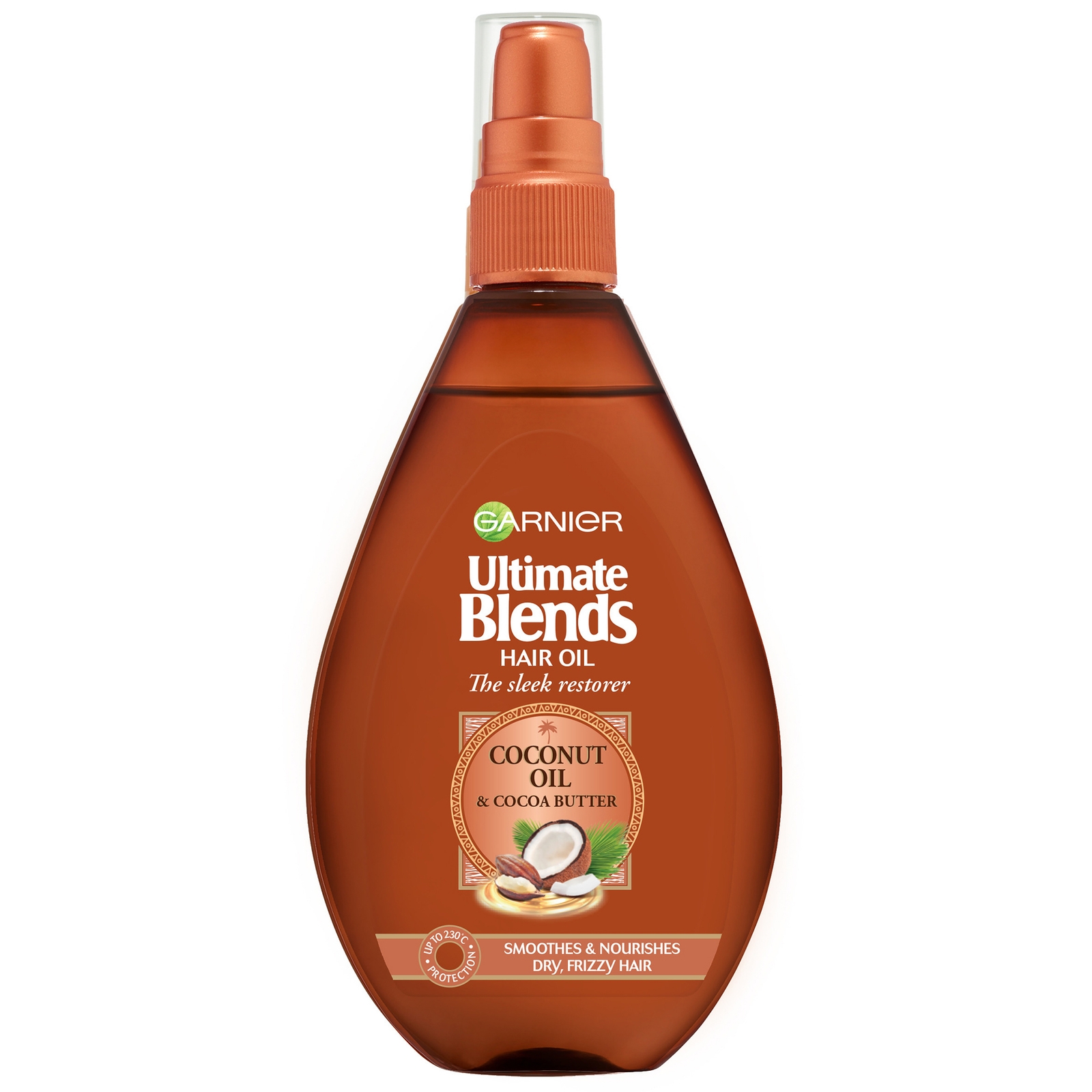 Image of Garnier Ultimate Blends Coconut Hair Oil for Frizzy Hair 150ml