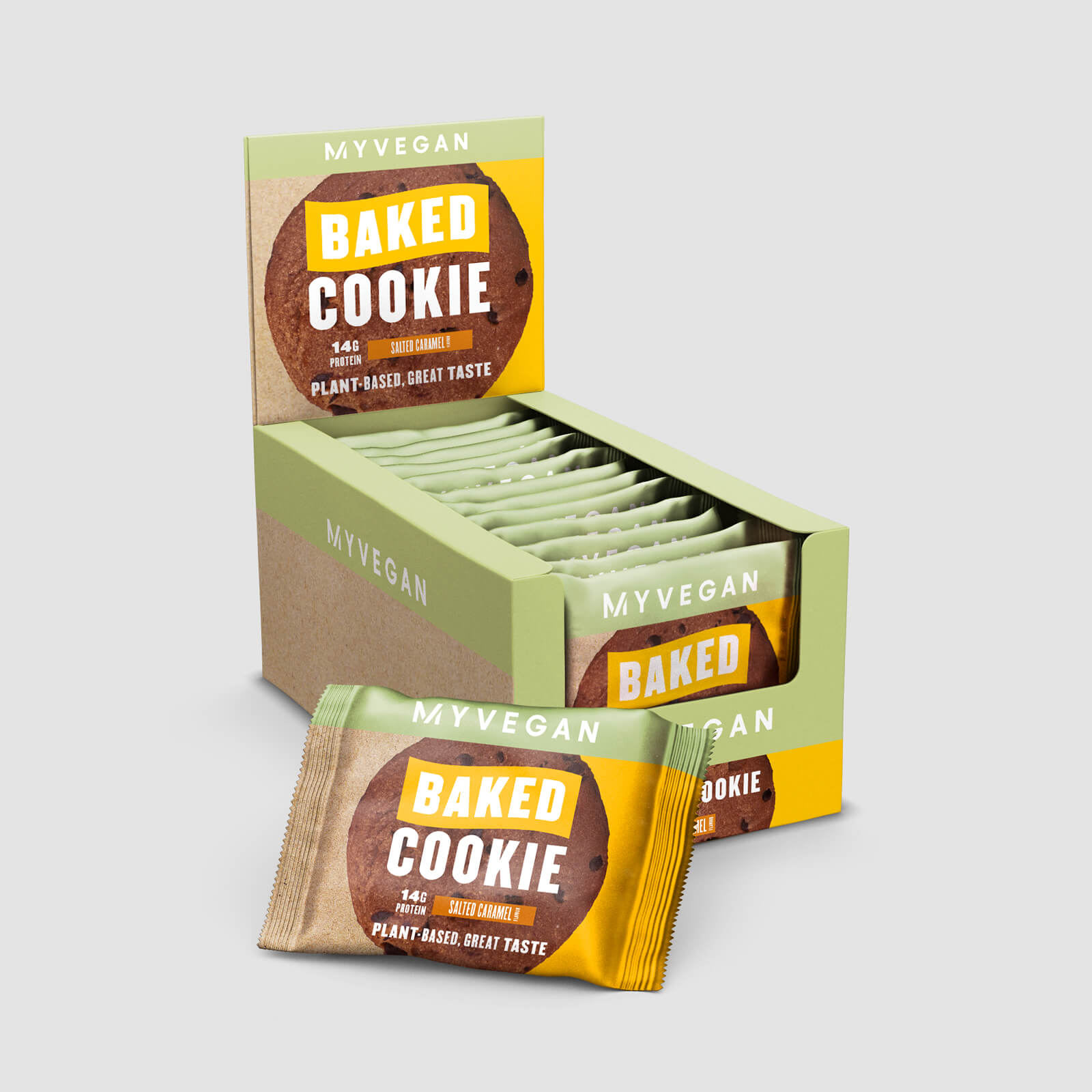 Cookie protéiné Vegan - Nouveau - Caramel salé