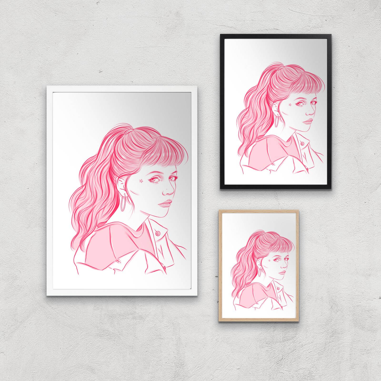 Girl Power Art Print - A4 - Print Only