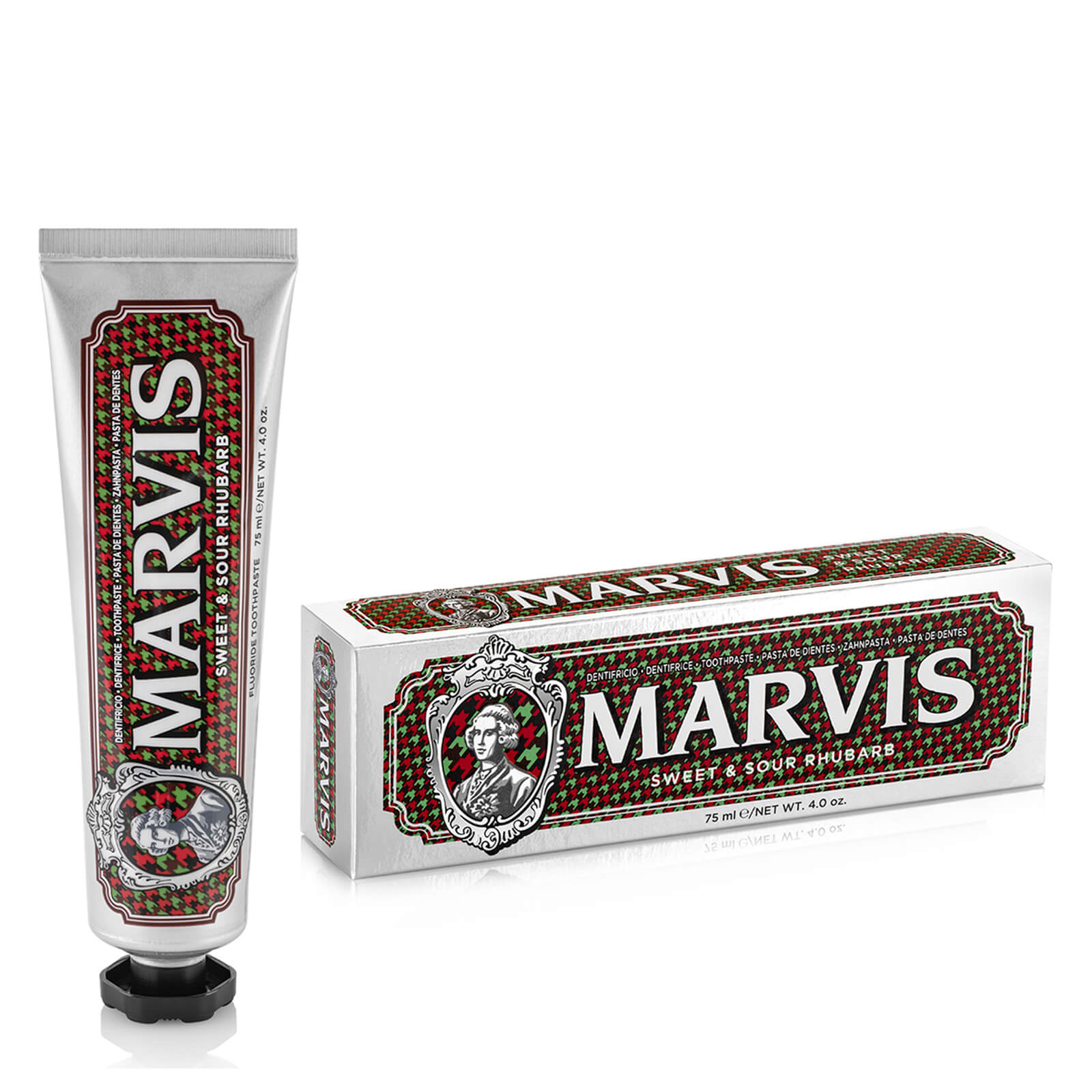 Marvis Sweet & Sour Rhubarb Toothpaste 75ml lookfantastic.com imagine