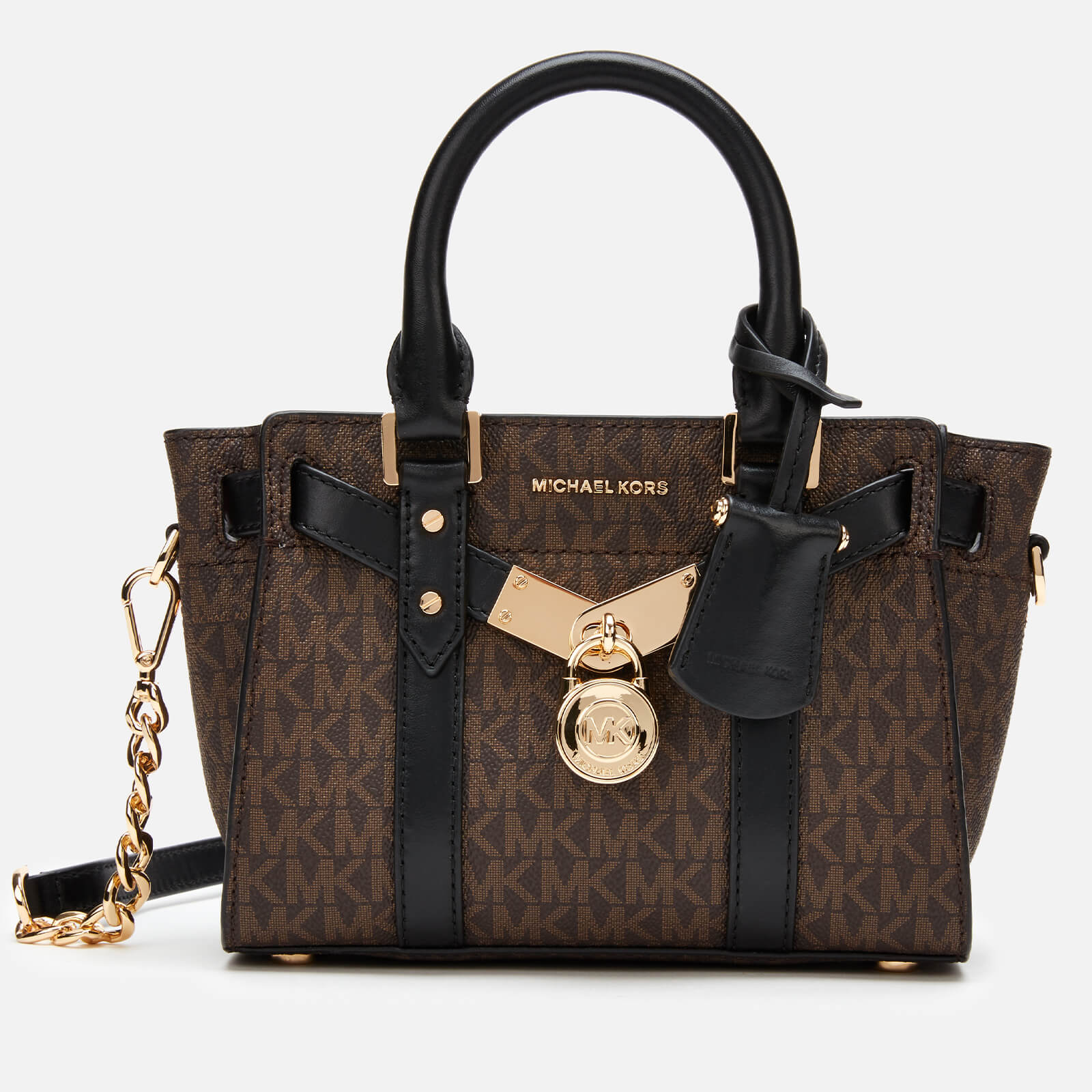 MICHAEL MICHAEL KORS Women's Nouveau Hamilton Xs Cross Body Bag - Brown/Blk