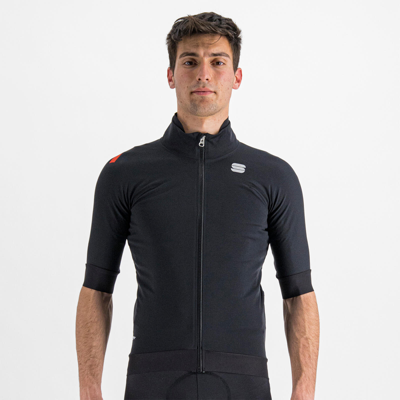 Sportful Fiandre Pro Jacket Short Sleeve - XL - Red Rumba