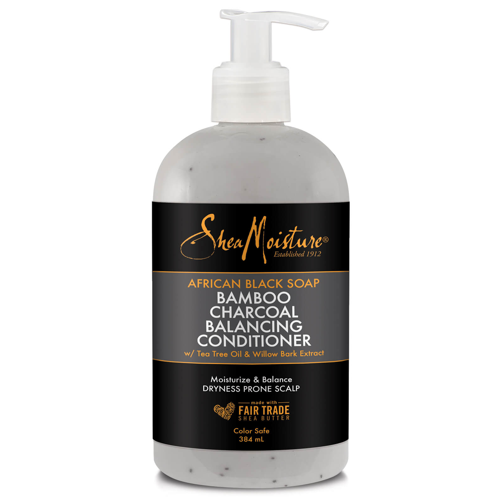 Shea Moisture African Black Soap Bamboo Charcoal Balsamo 384ml - Exclusive