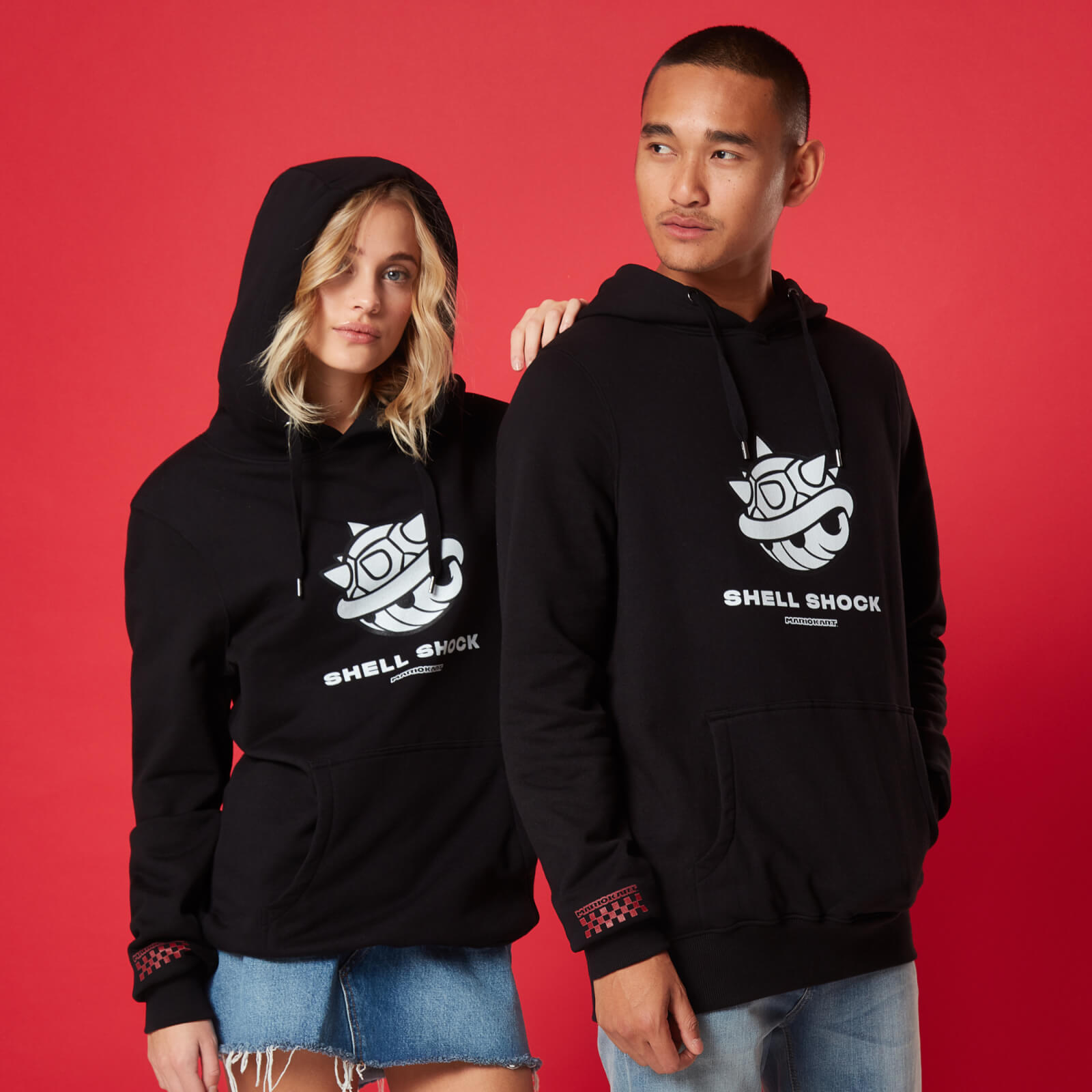 

Sweat à capuche Unisexe Shell Shock - Noir - M - Noir