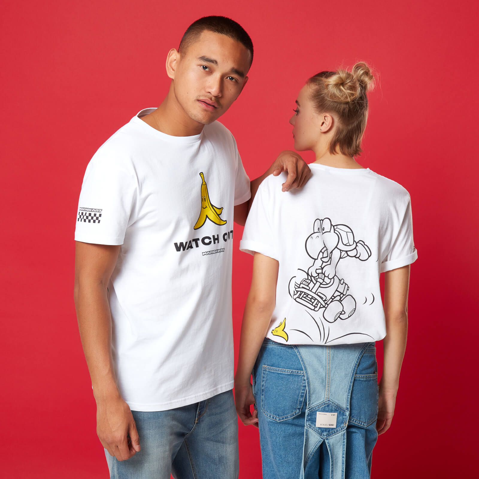 

T-shirt Unisexe Watch Out - Blanc - S - Blanc