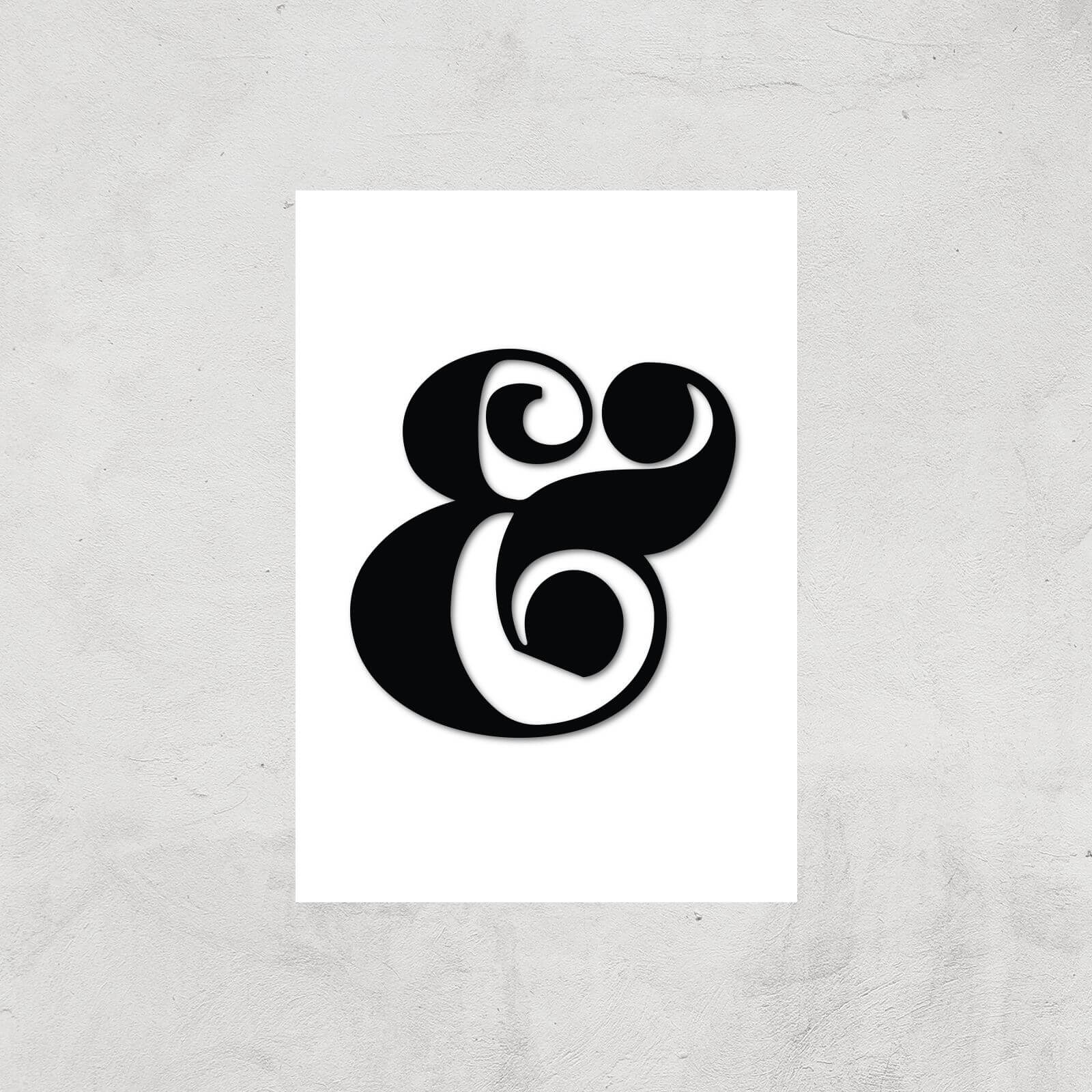 & Symbol Art Print - A3 - Print Only