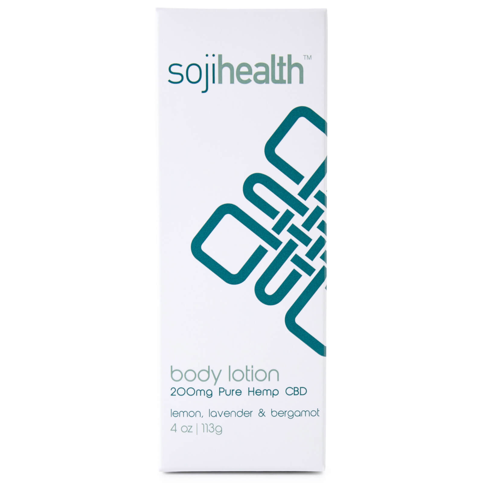 Soji Health Body Lotion Pure Hemp CBD Lemon Lavender & Bergamot 200mg