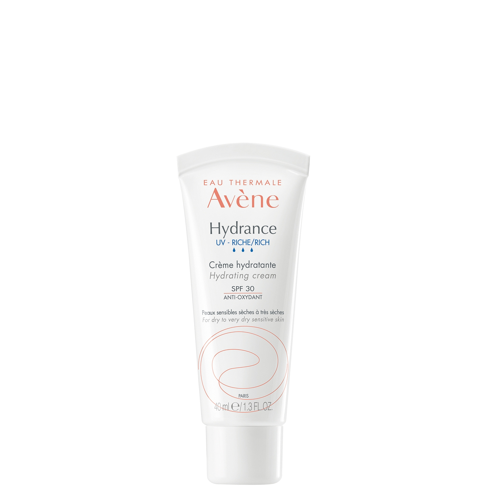 Avene Hydrance Rich-UV Hydrating Cream SPF30 Moisturiser for Dehydrated Skin 40ml