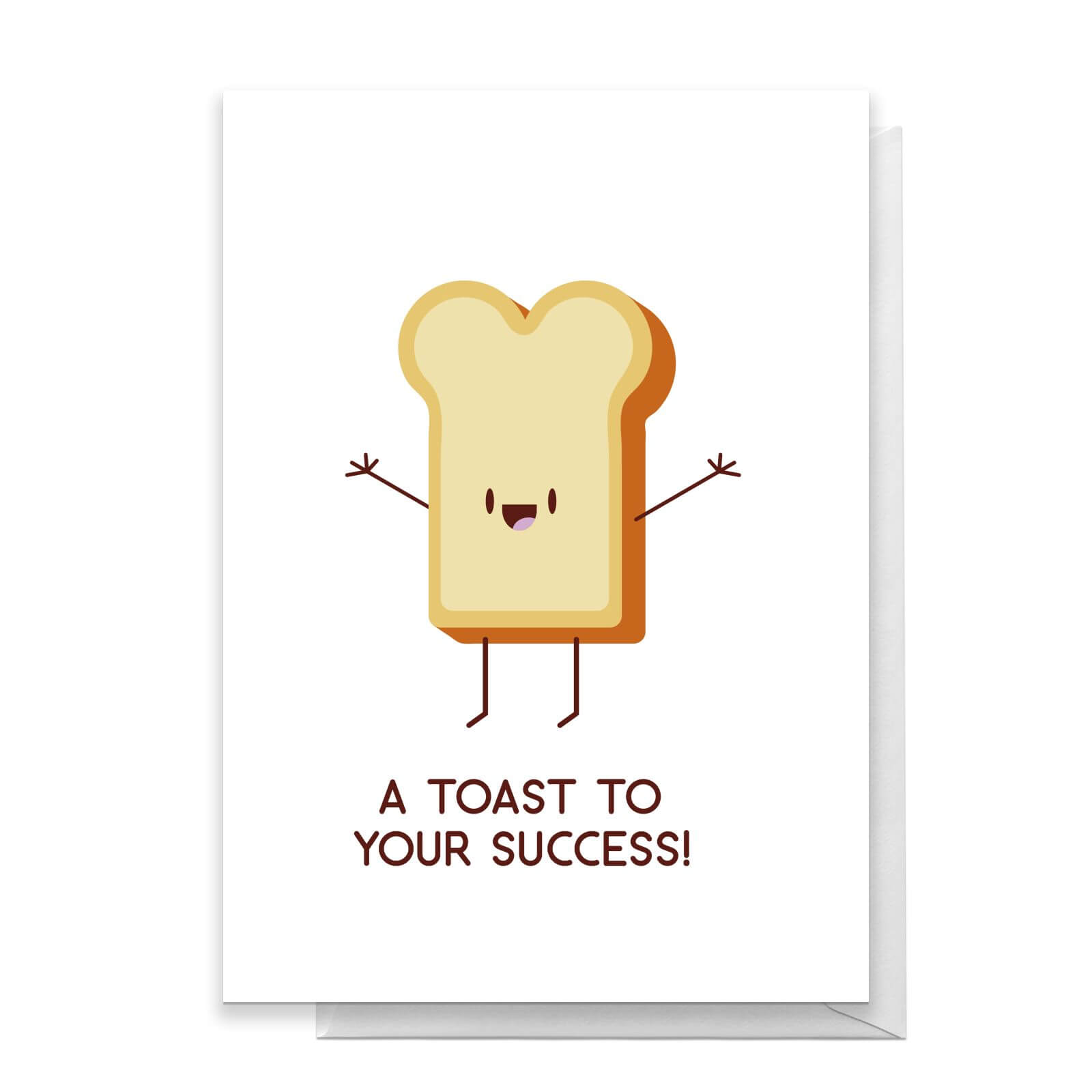 A Toast To Your Success! Greetings Card - Large Card