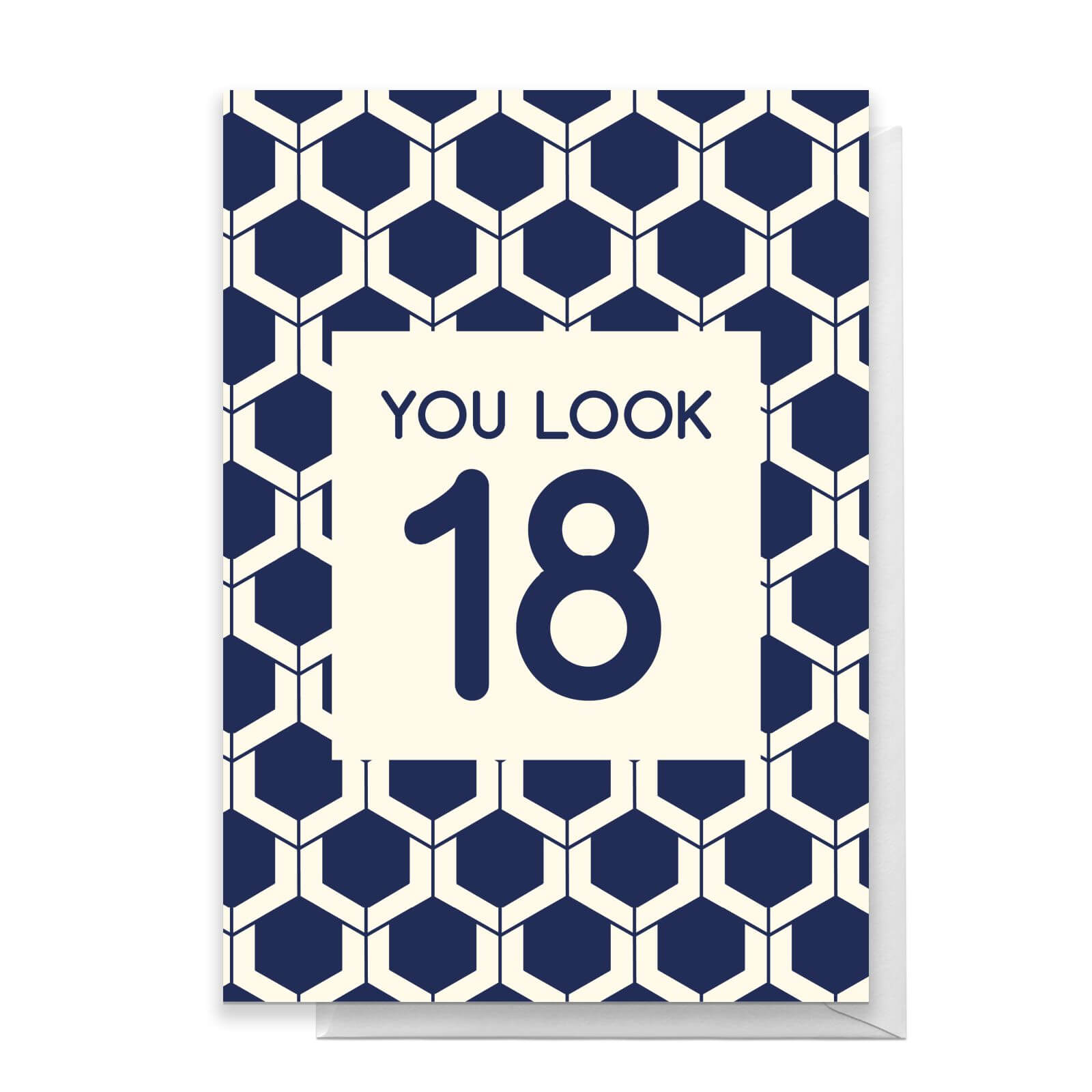 Art Deco You Look 18 Greetings Card - Large Card