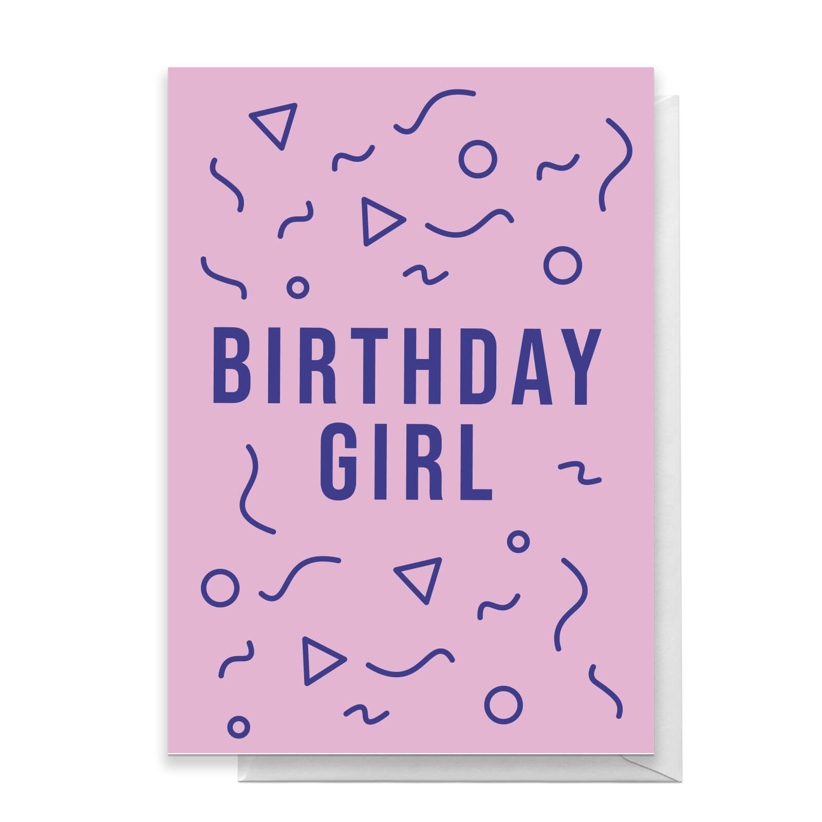 Birthday Girl Greetings Card - Large Card