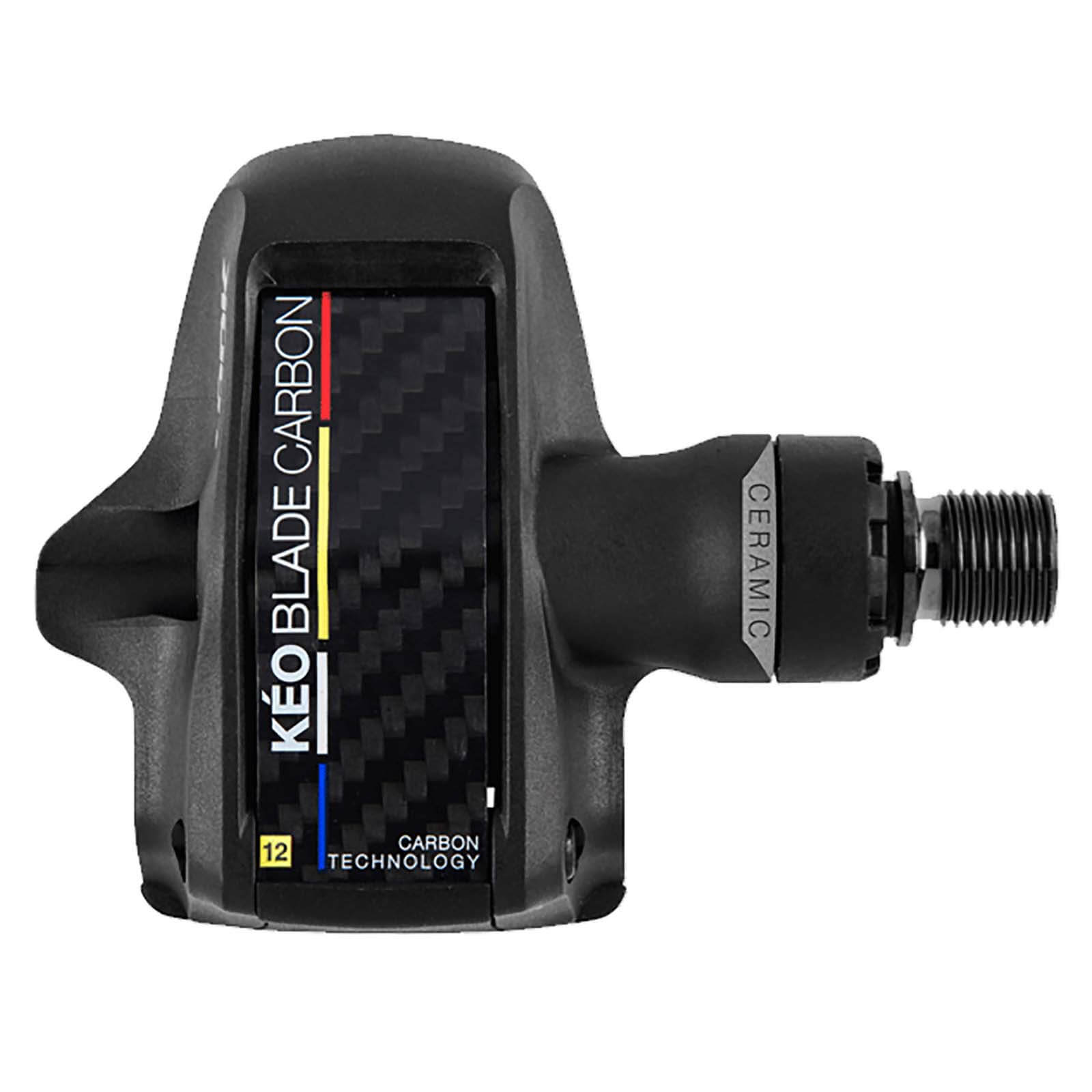 Look Keo Blade Carbon Ceramic Ti Axle Road Pedals - Black / 12Nm / 16Nm