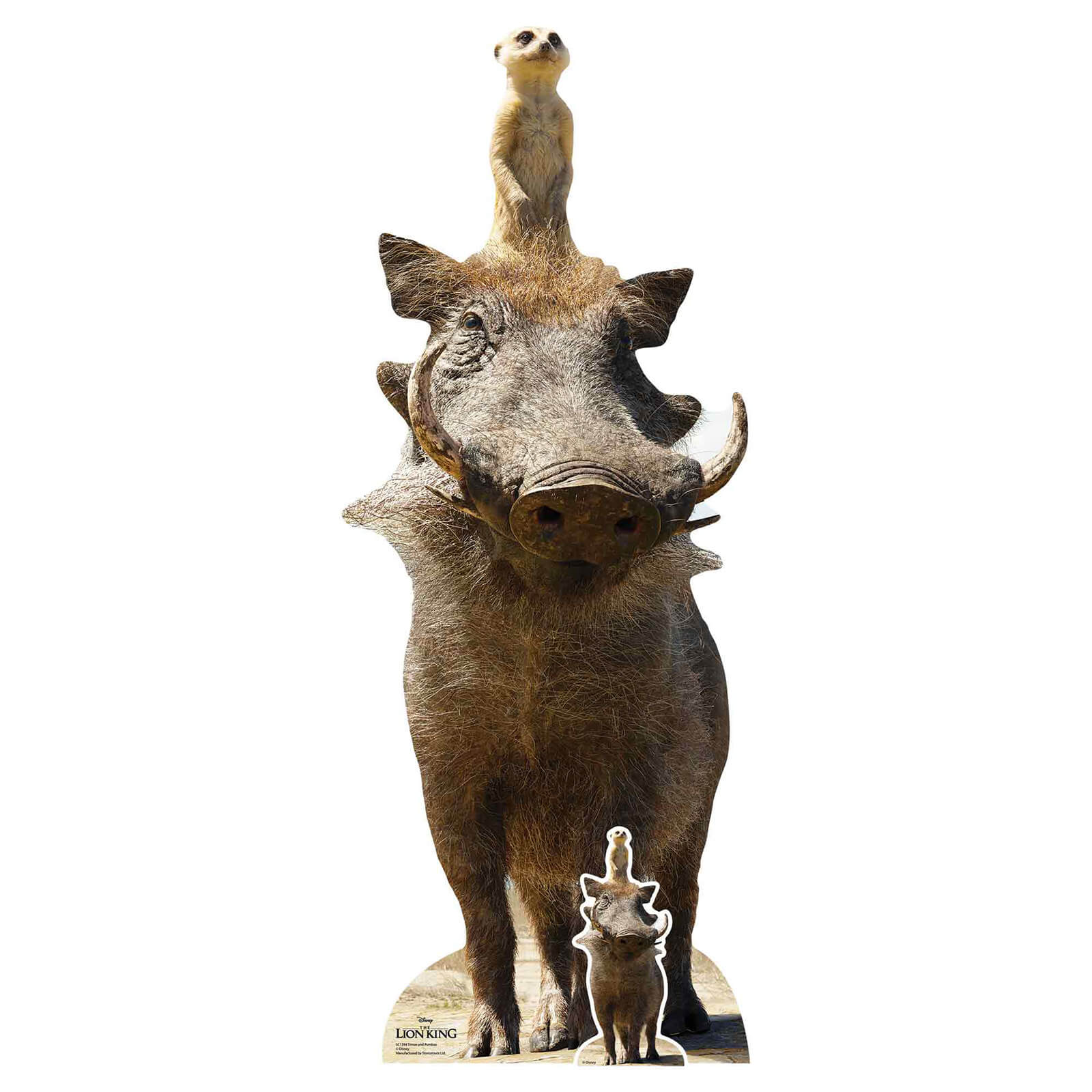 Timon and Pumbaa (Lion King Live Action) Life Size Cut-Out