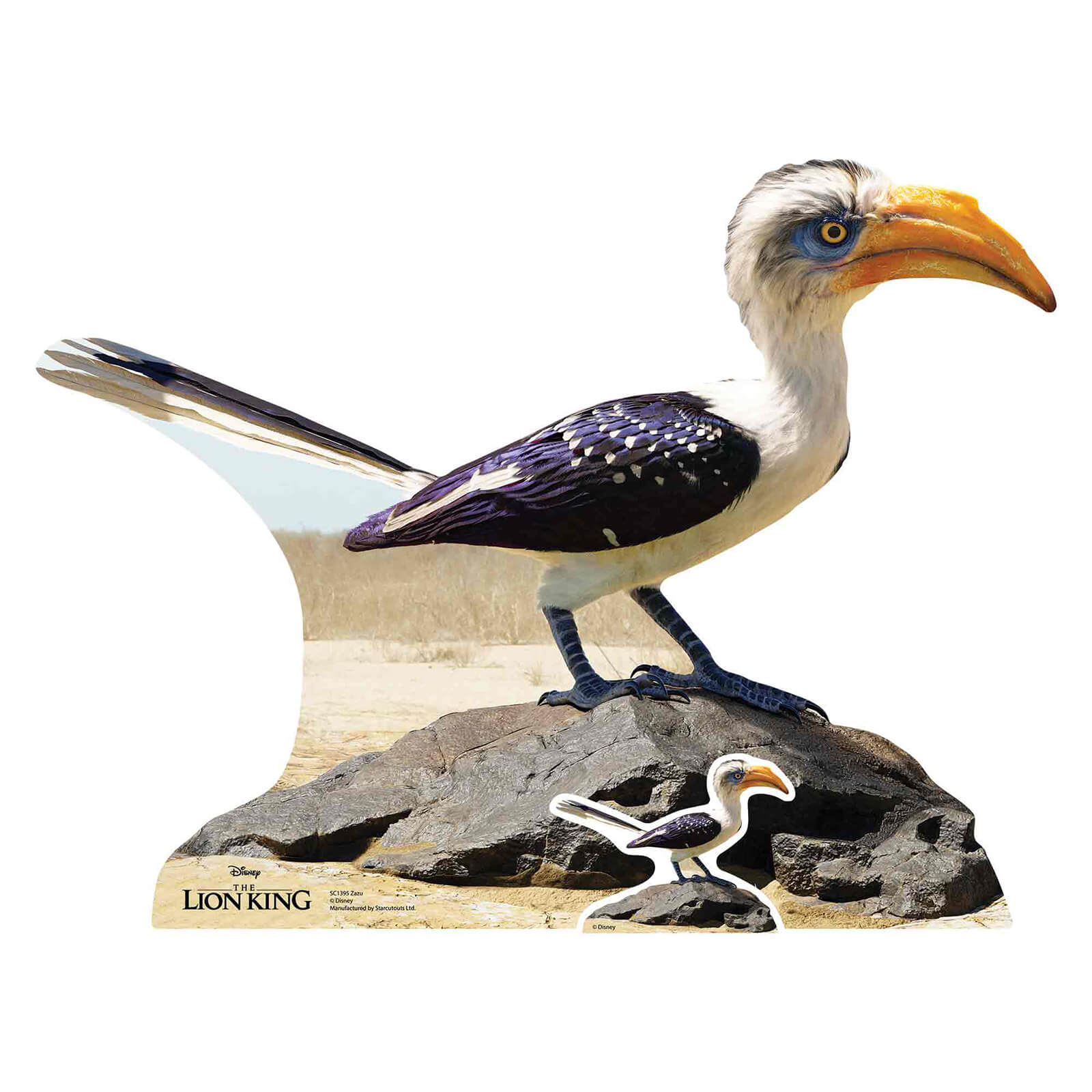 Zazu (Lion King Live Action) Mini Cardboard Cut-Out