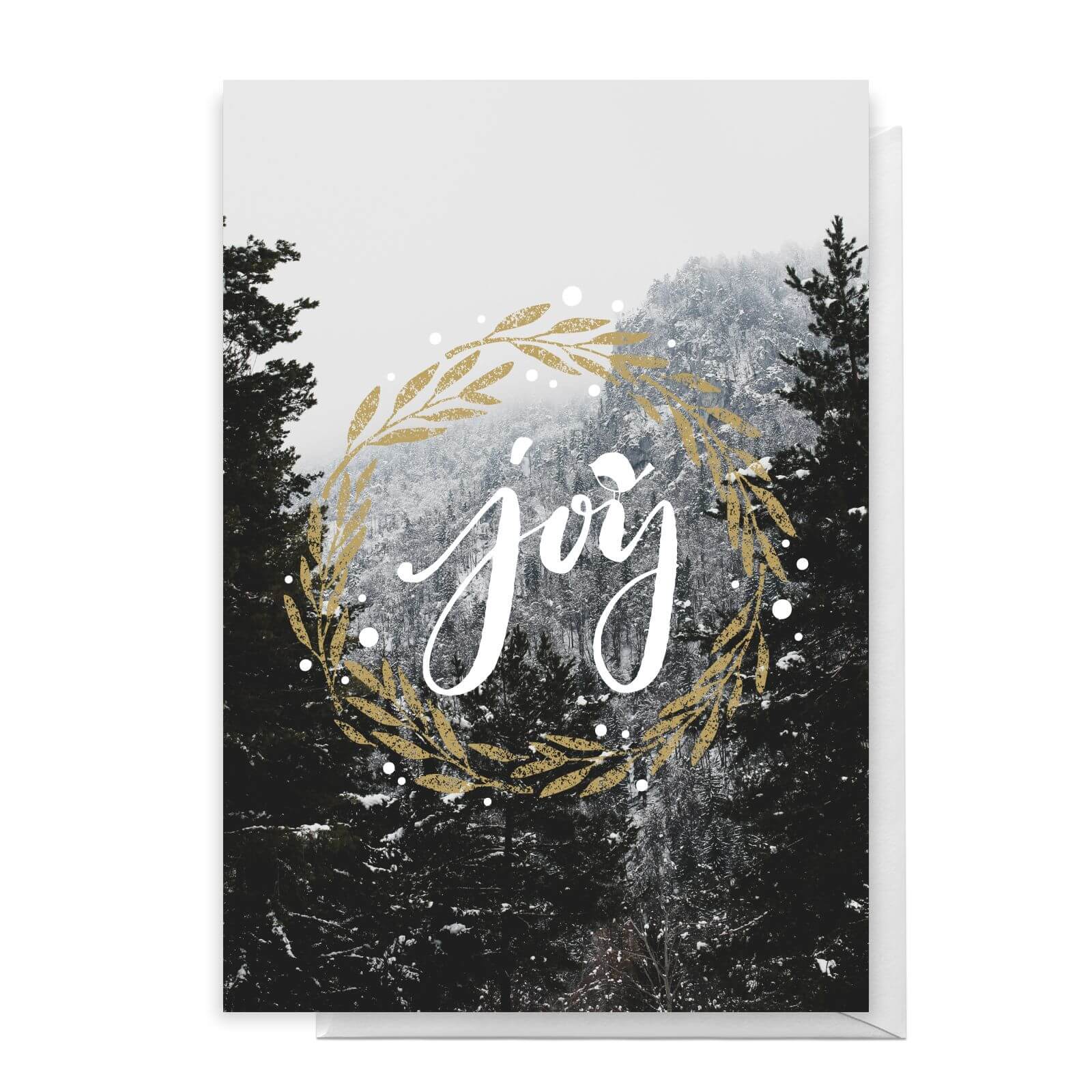 Joy Greetings Card - Large Card