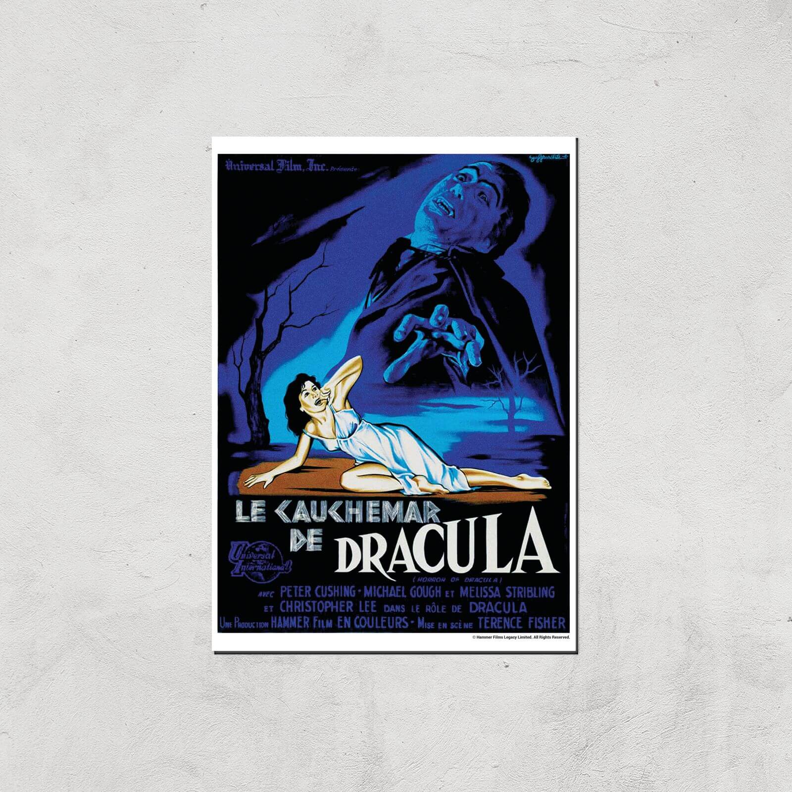 Le Cauchemar De Dracula Giclee Art Print - A4 - Print Only